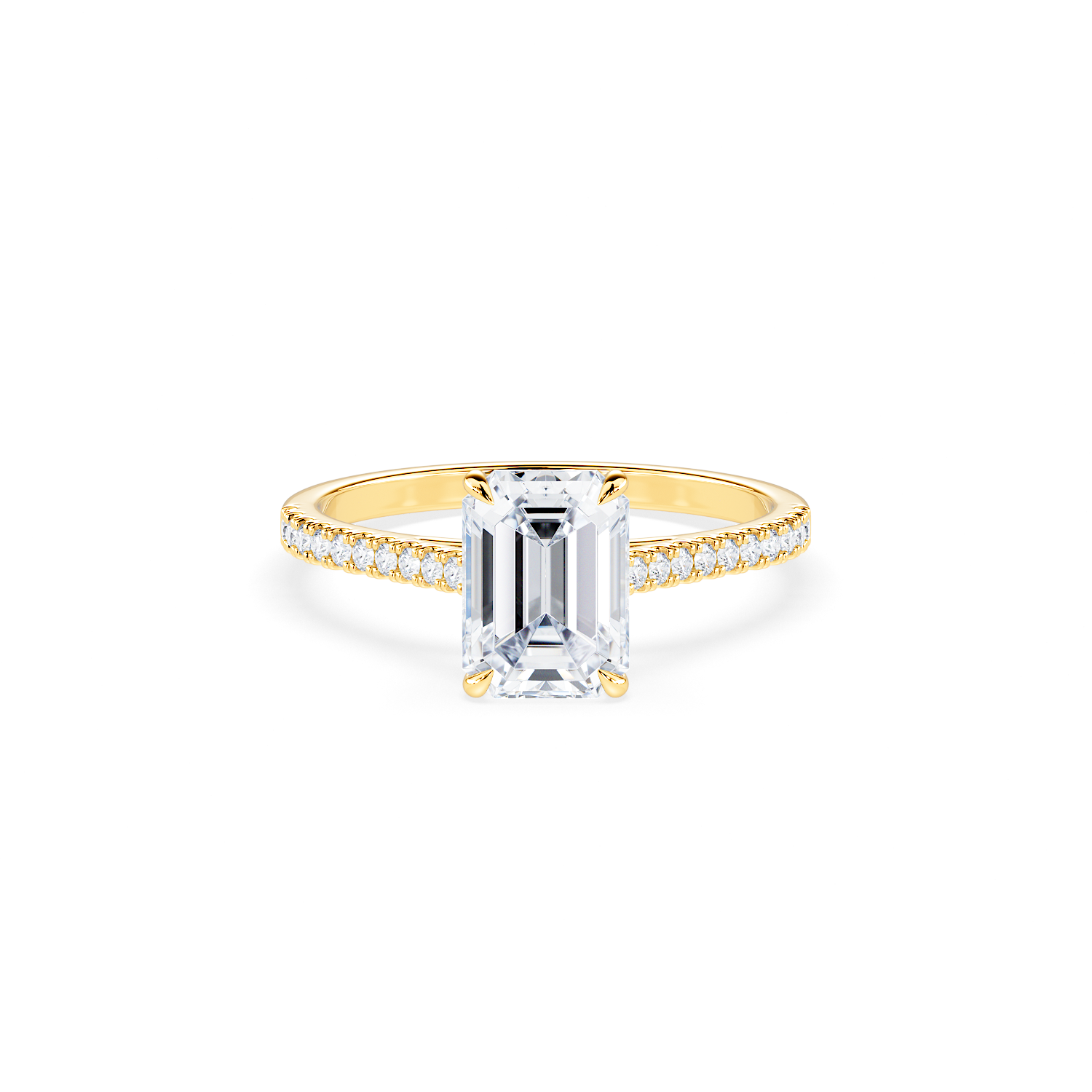 Sunflower - Solitaire Pave
