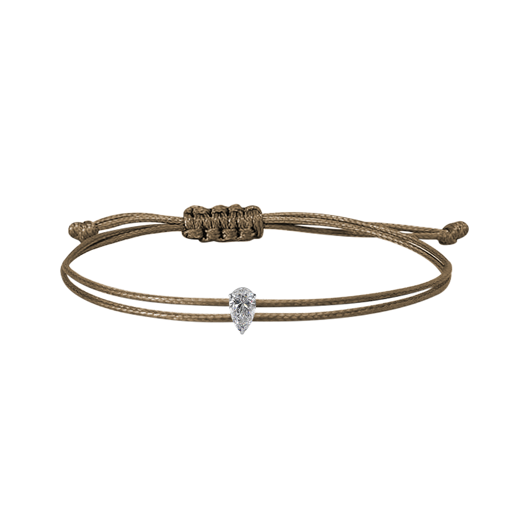 0.30 Carat String Bracelet - Pear