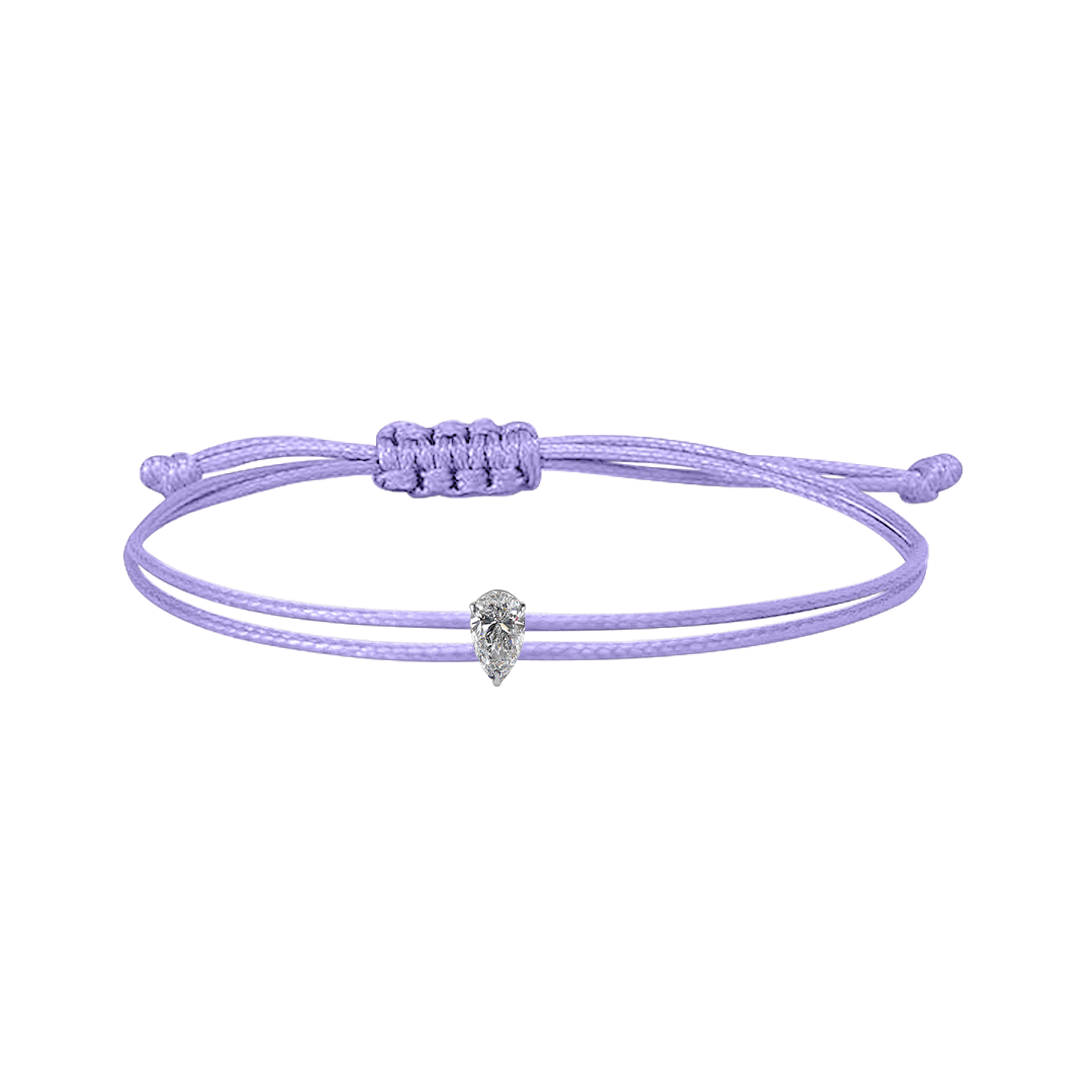 0.30 Carat String Bracelet - Pear