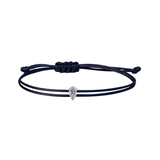 String Bracelet - Pear - Navy