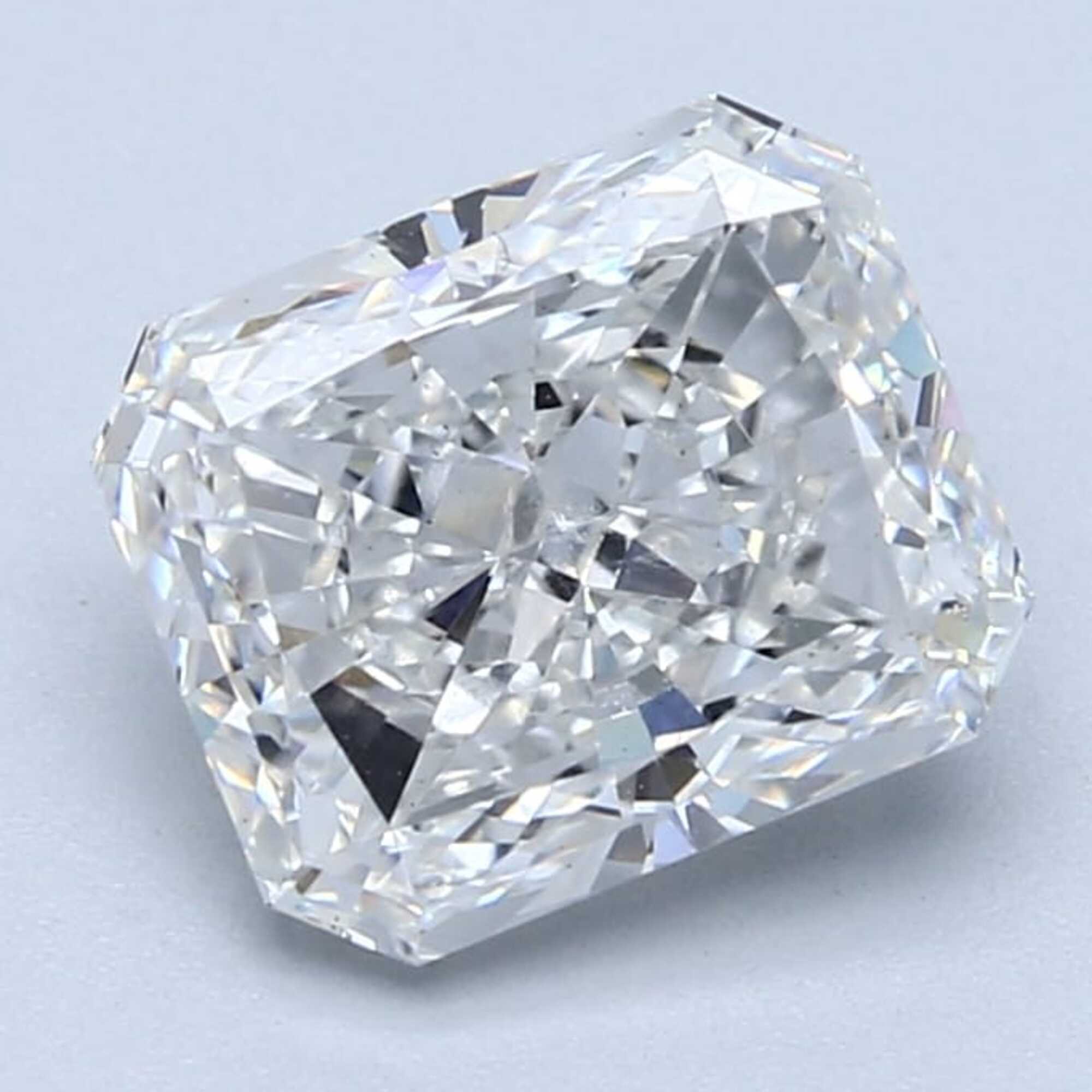 2,73 ct F VVS2 Diamante talla radiante 