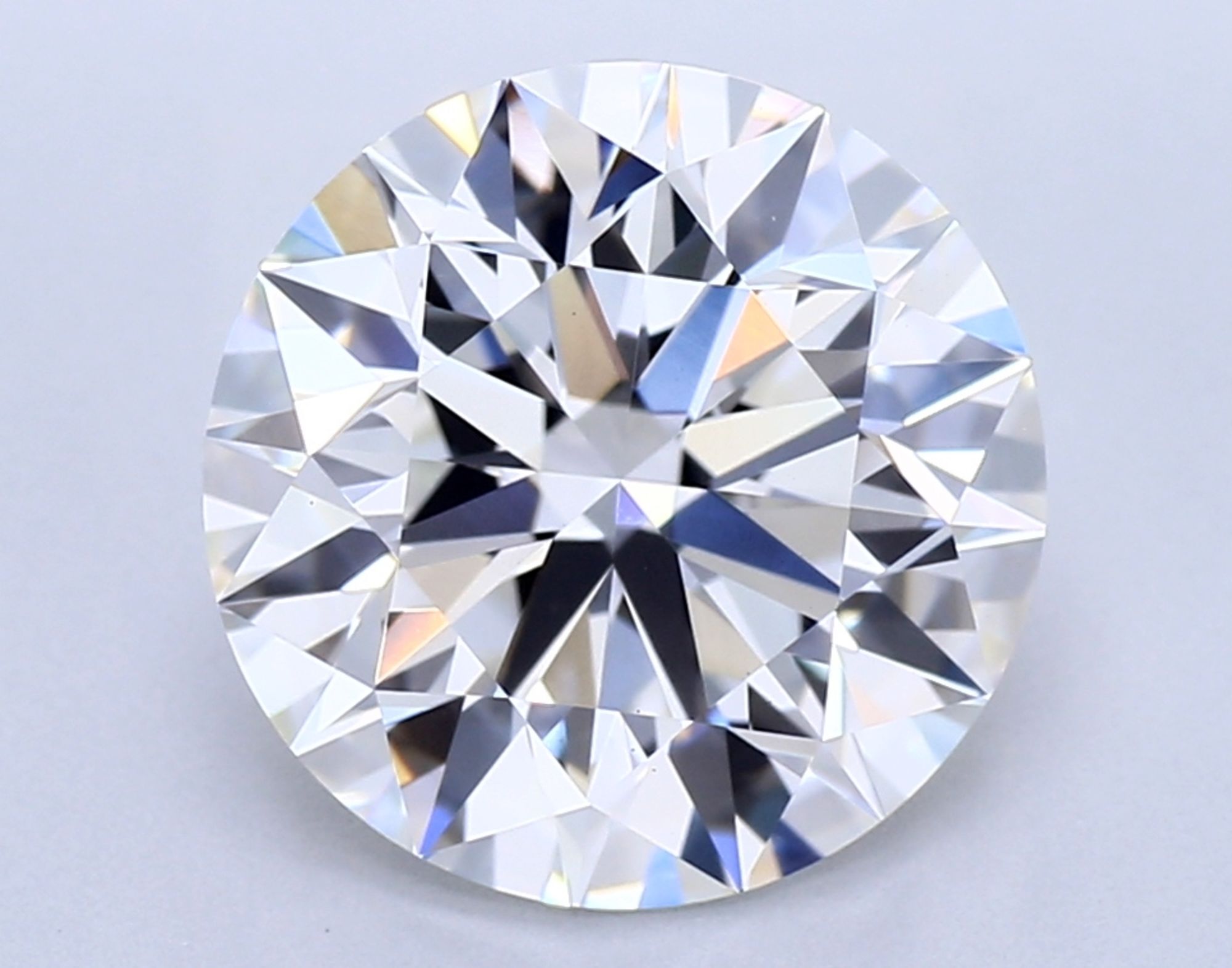 2.34 ct F VVS2 Round cut Diamond