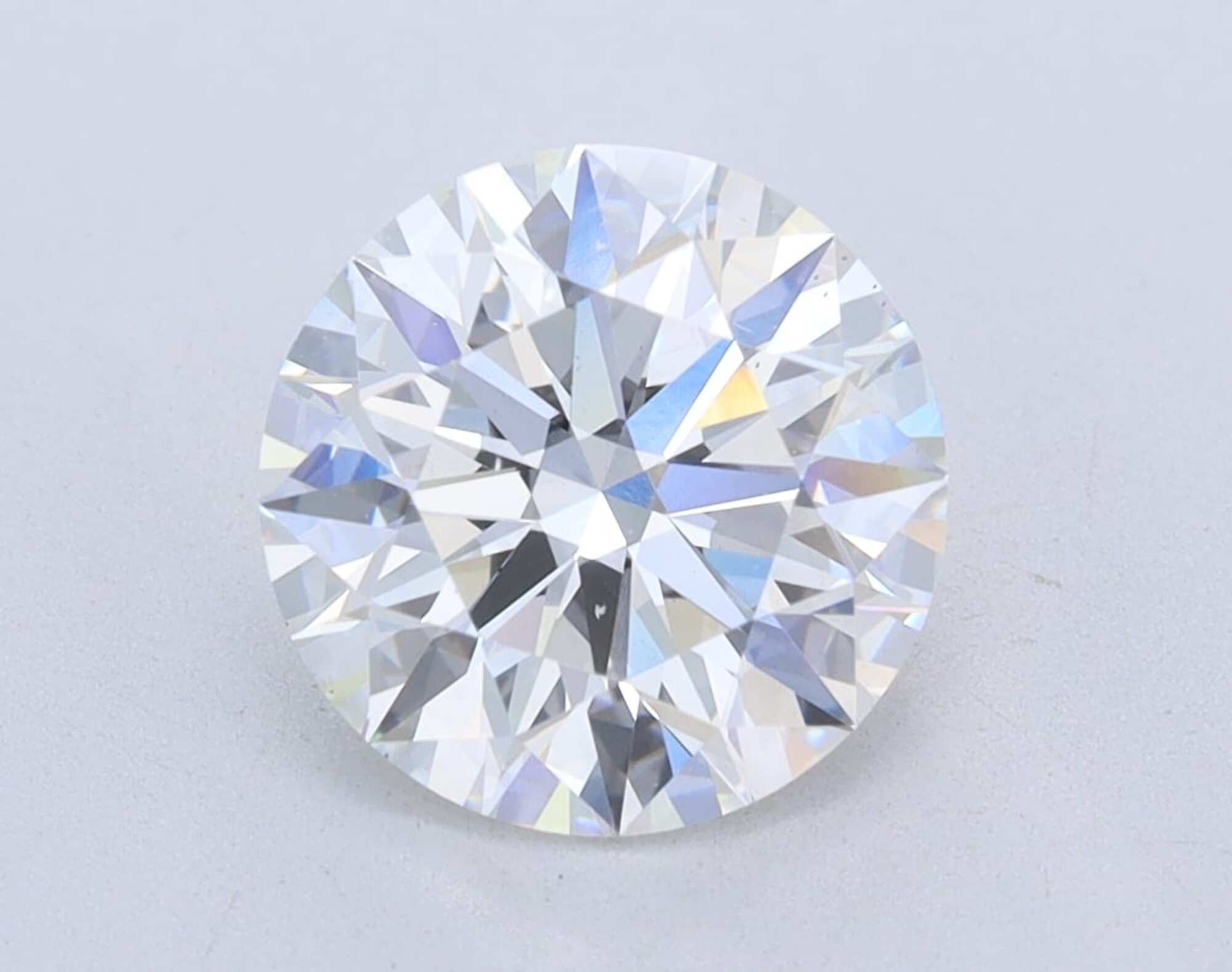 2.13 ct F VS1 Round cut Diamond