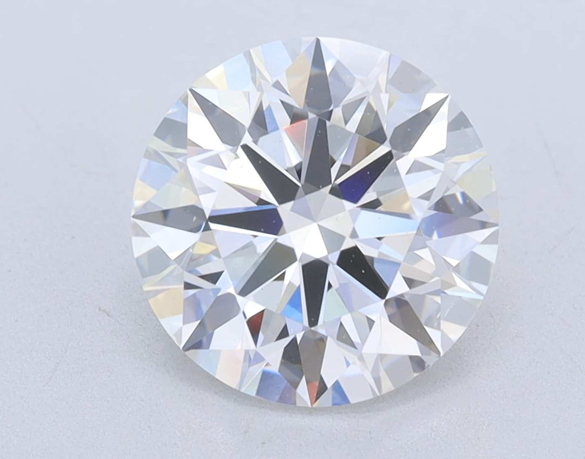 2.59 ct F VS1 Round cut Diamond
