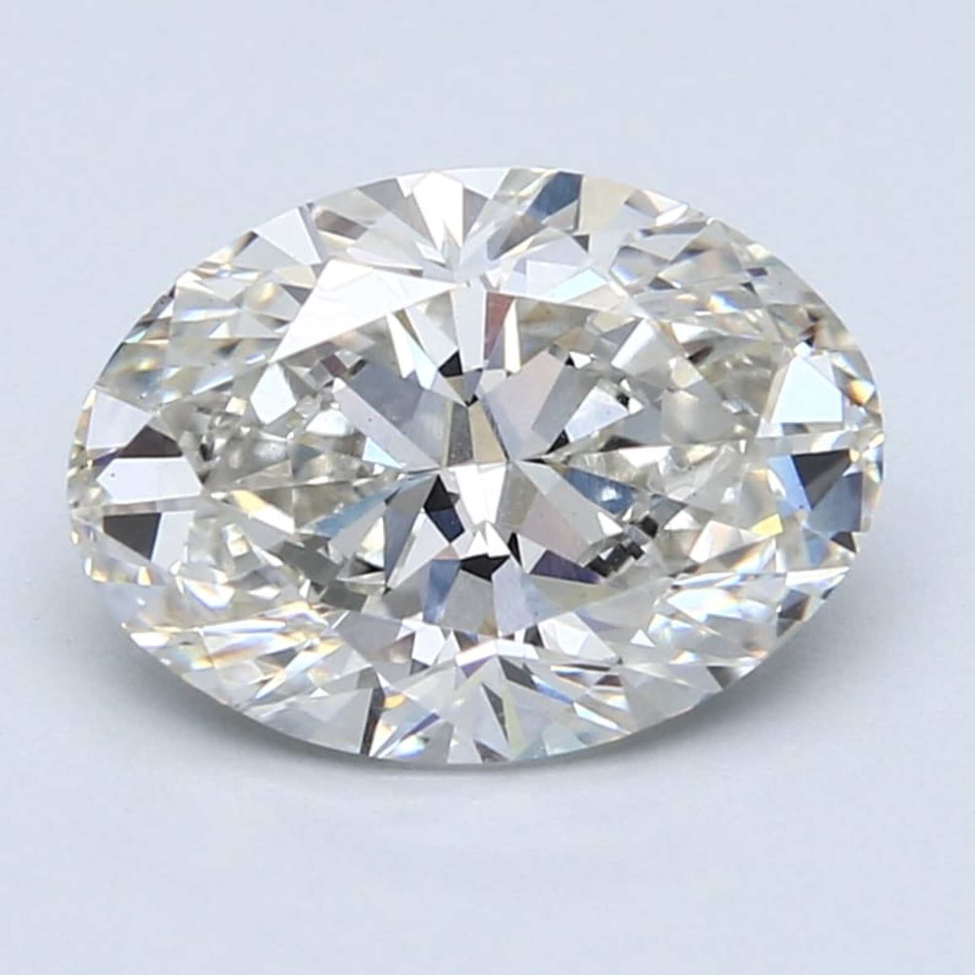 3,04 ct H VVS2 Diamante talla ovalada 