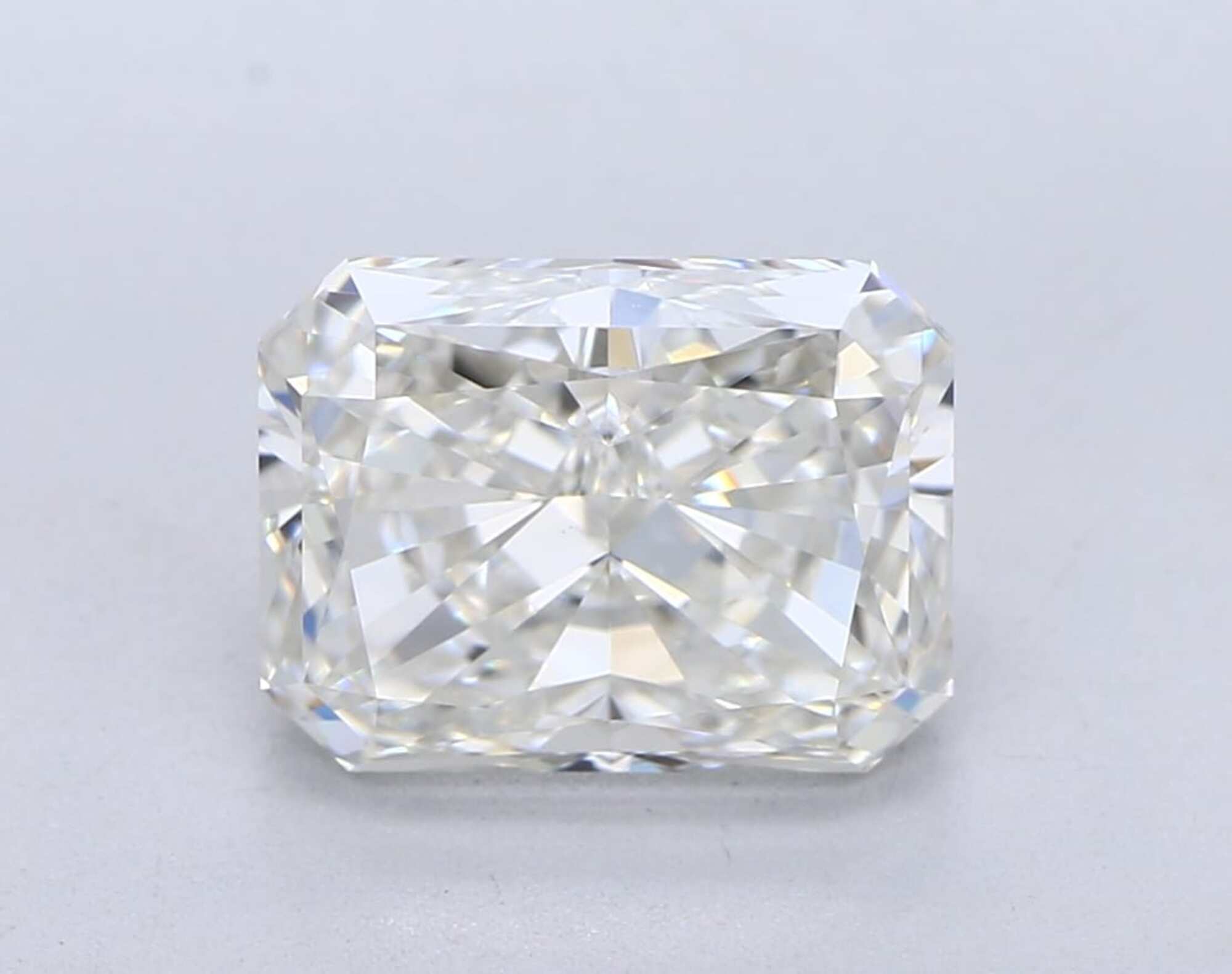 2,03 ct G VVS2 Diamante talla radiante 