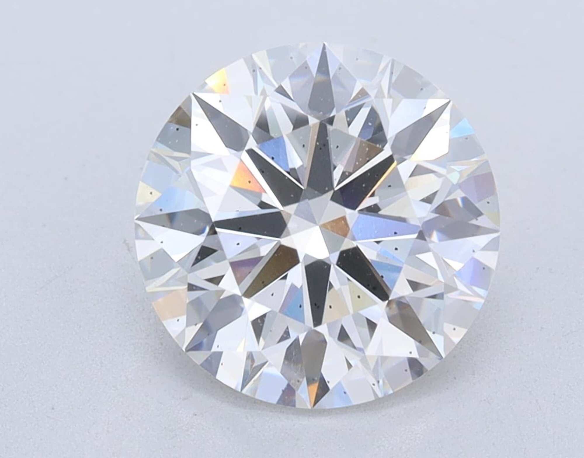 Diamante talla redonda F VS2 de 2,53 ct 