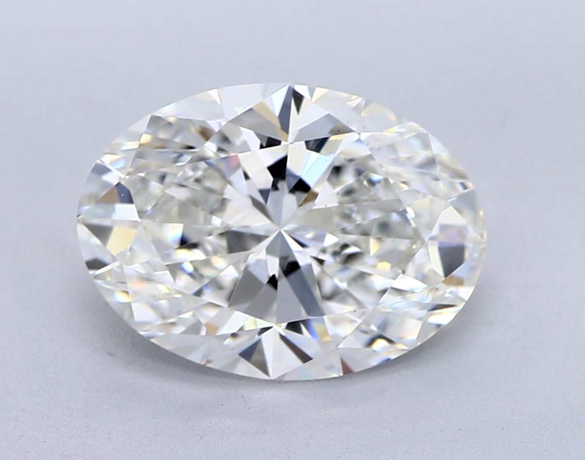 2.12 ct F VS1 Oval cut Diamond