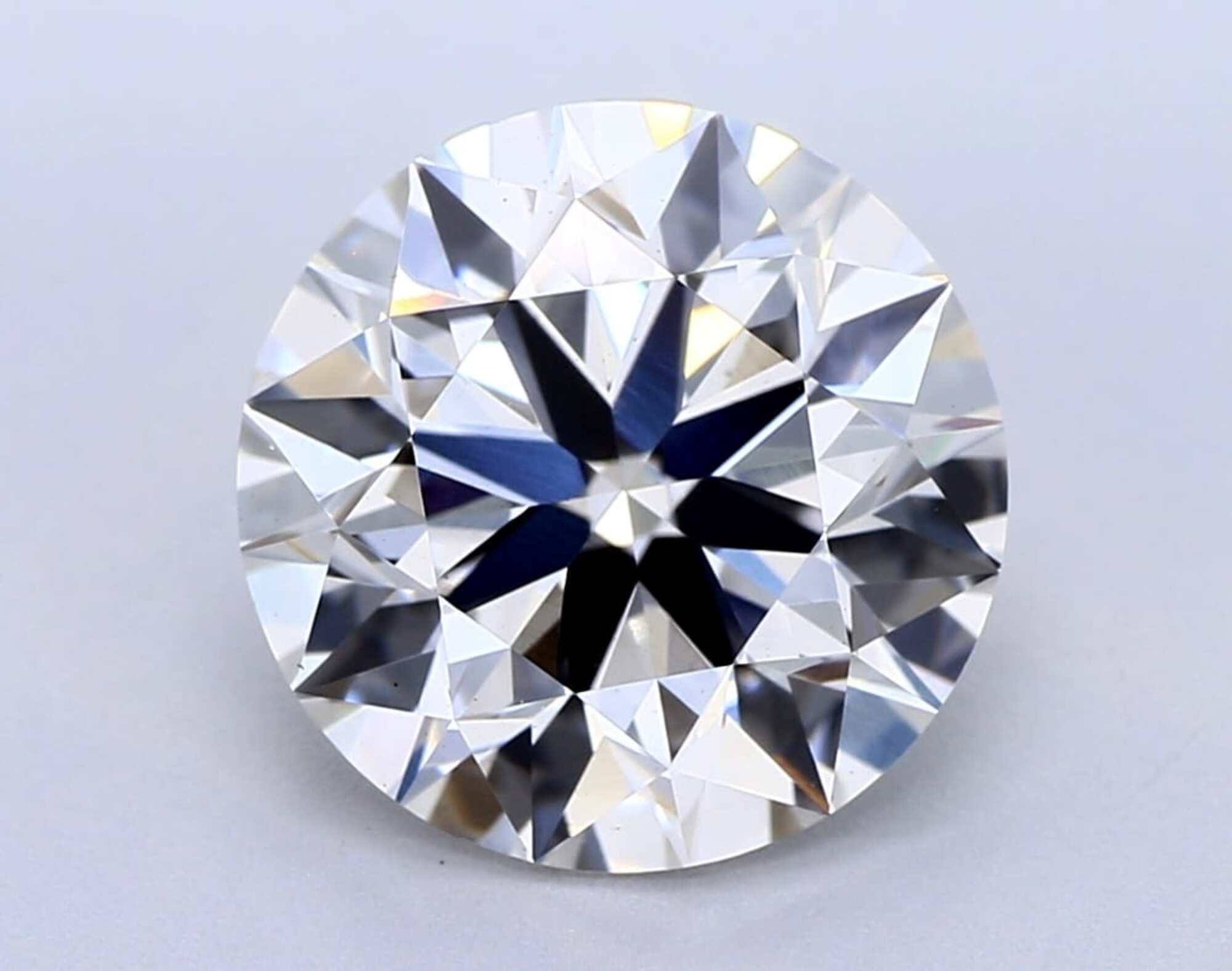 Diamante talla redonda H VS2 de 2,50 ct 
