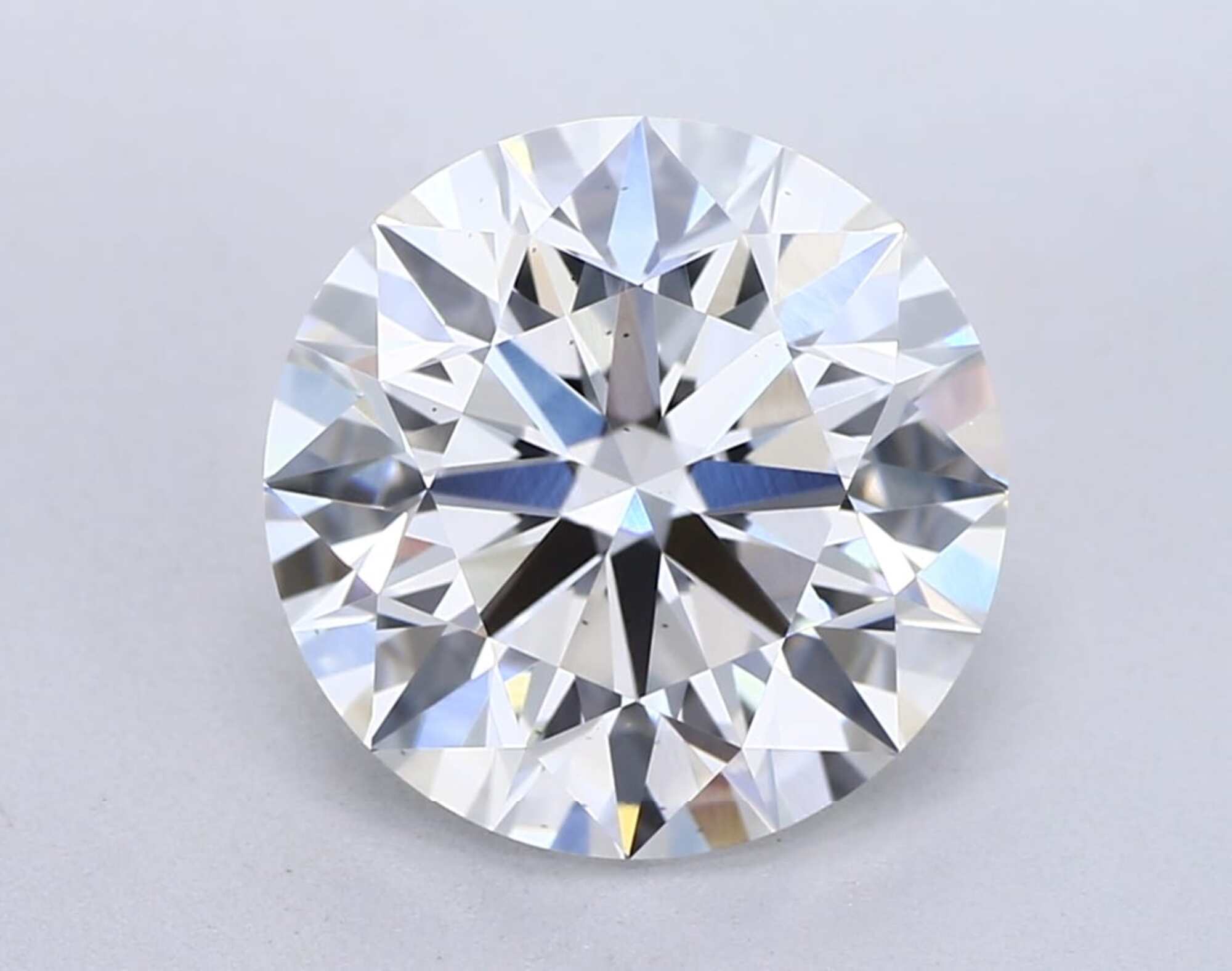 2.55 ct F VS2 Round cut Diamond