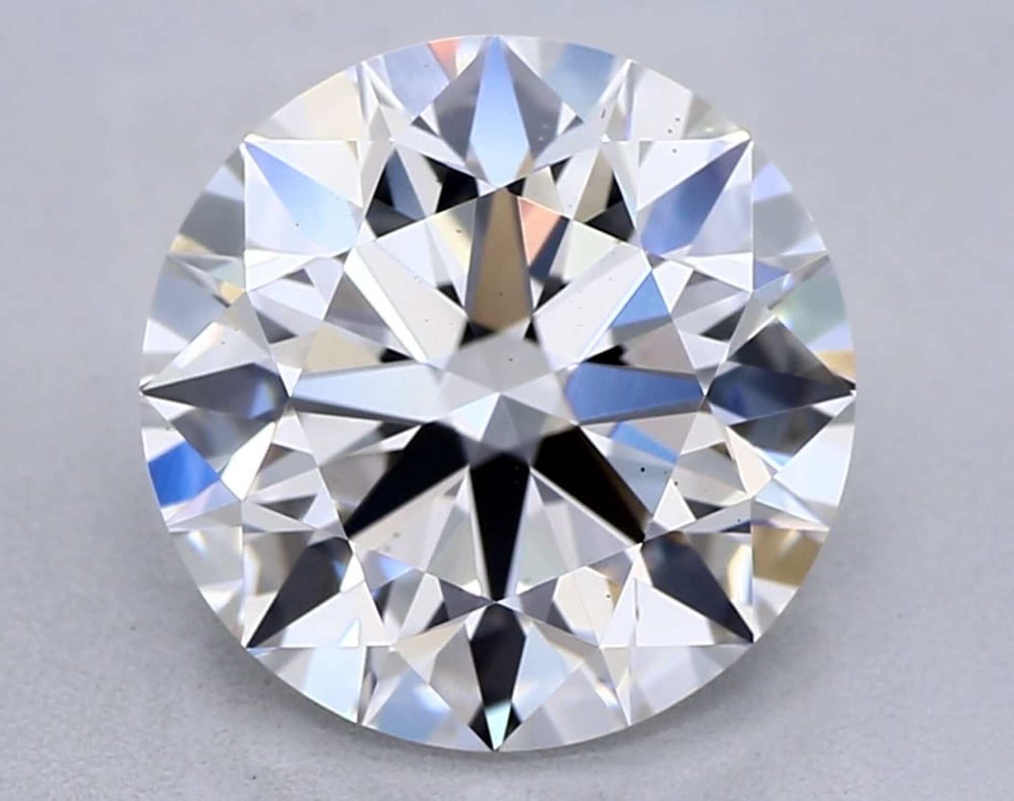 Diamante talla redonda F VS1 de 2,19 ct 