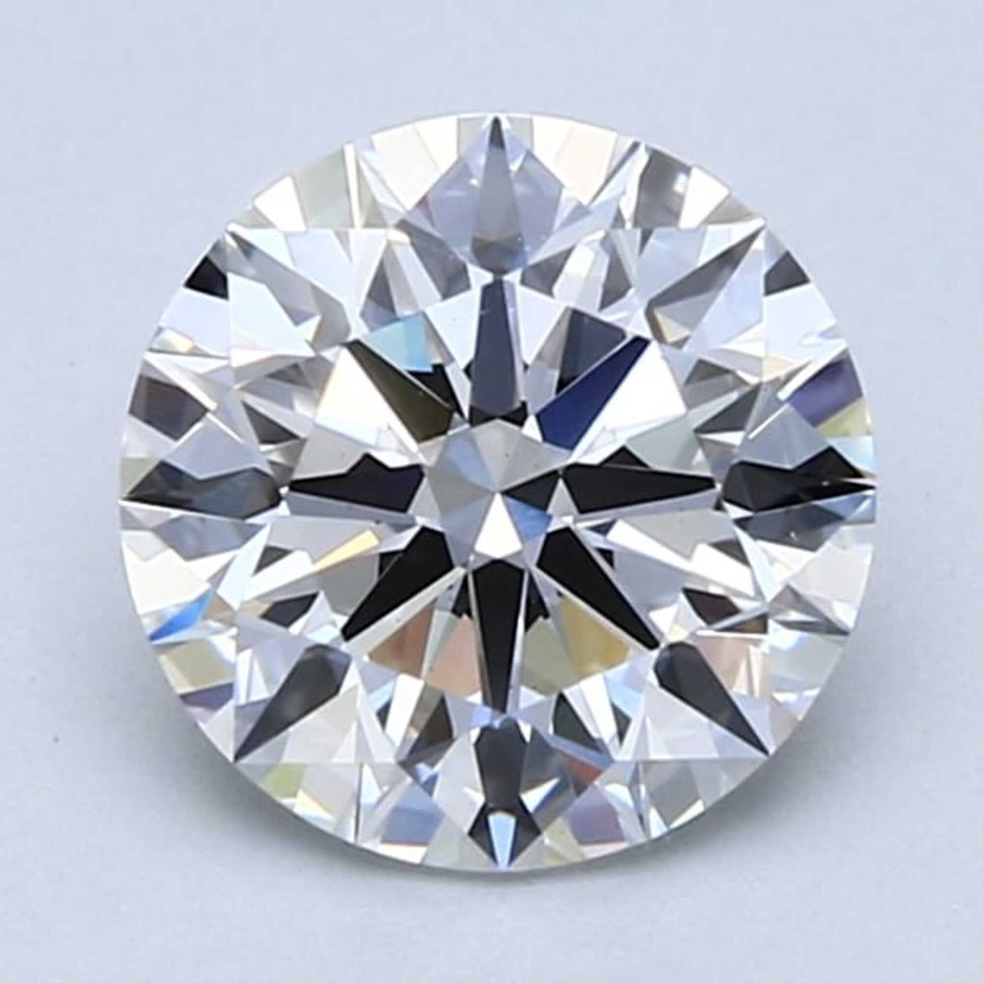 2.03 ct F VS1 Round cut Diamond