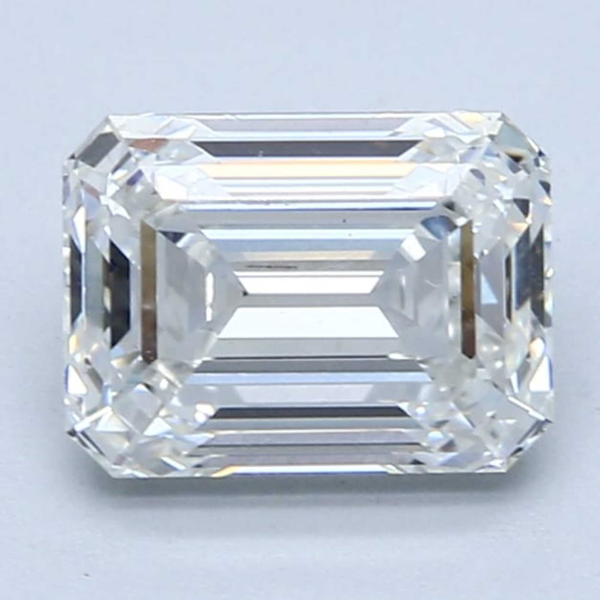 2,50 ct F VVS2 Diamante talla esmeralda 