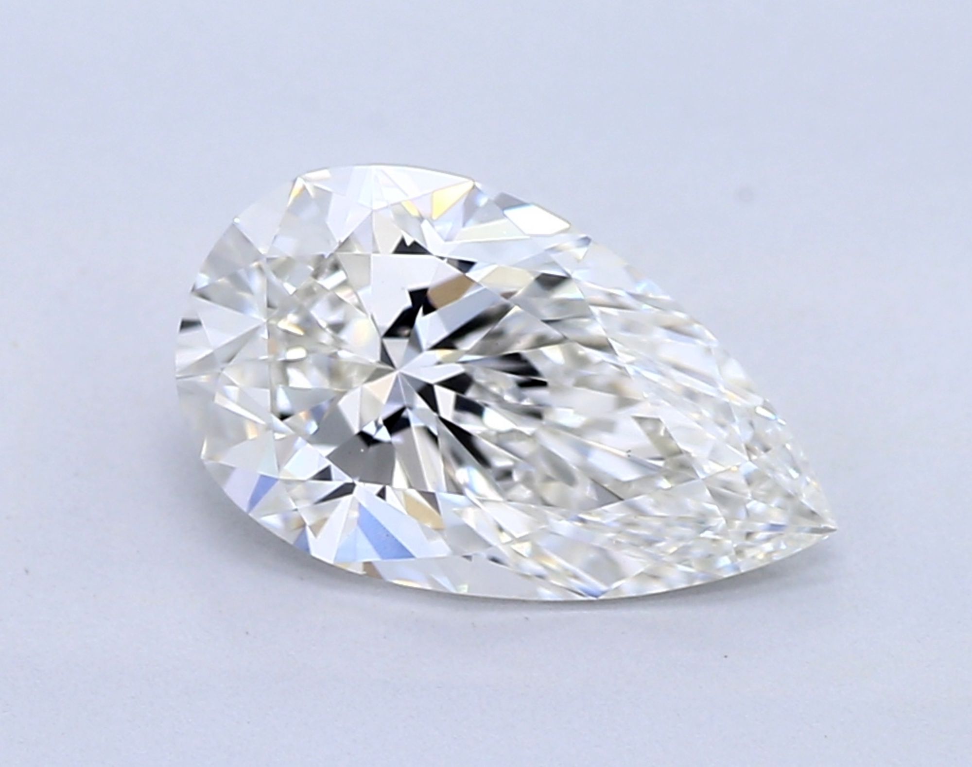 1,02 ct F VVS2 Diamante talla pera 