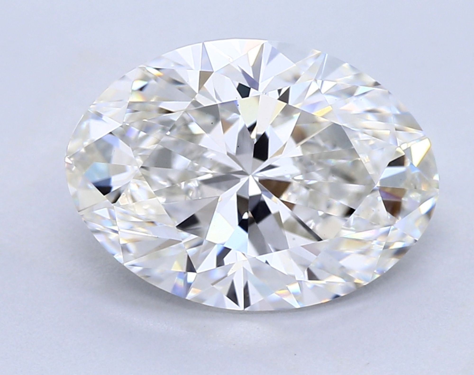2,50 ct F VVS2 Diamante talla ovalada 