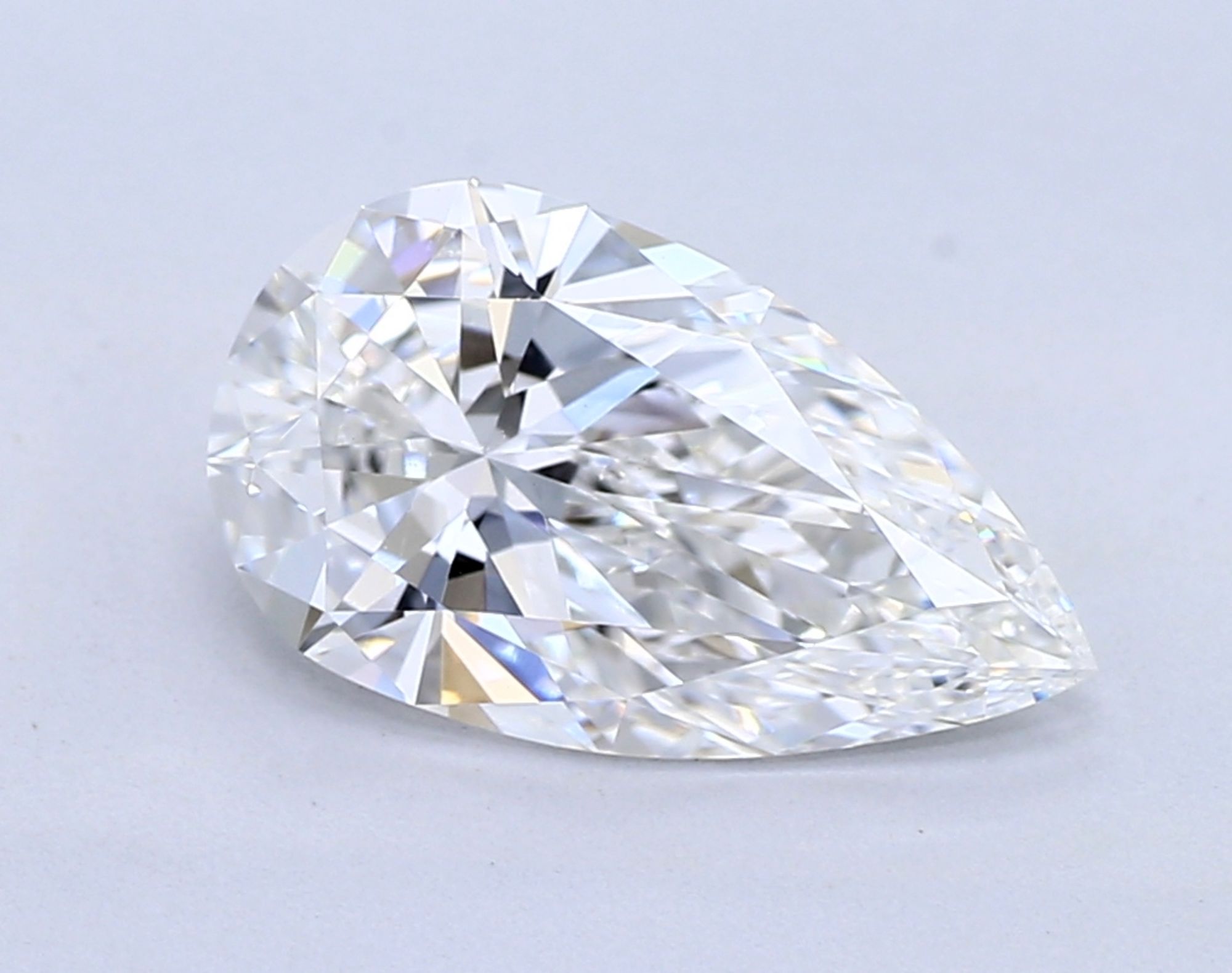 1,08 ct E VVS2 Diamante talla pera 
