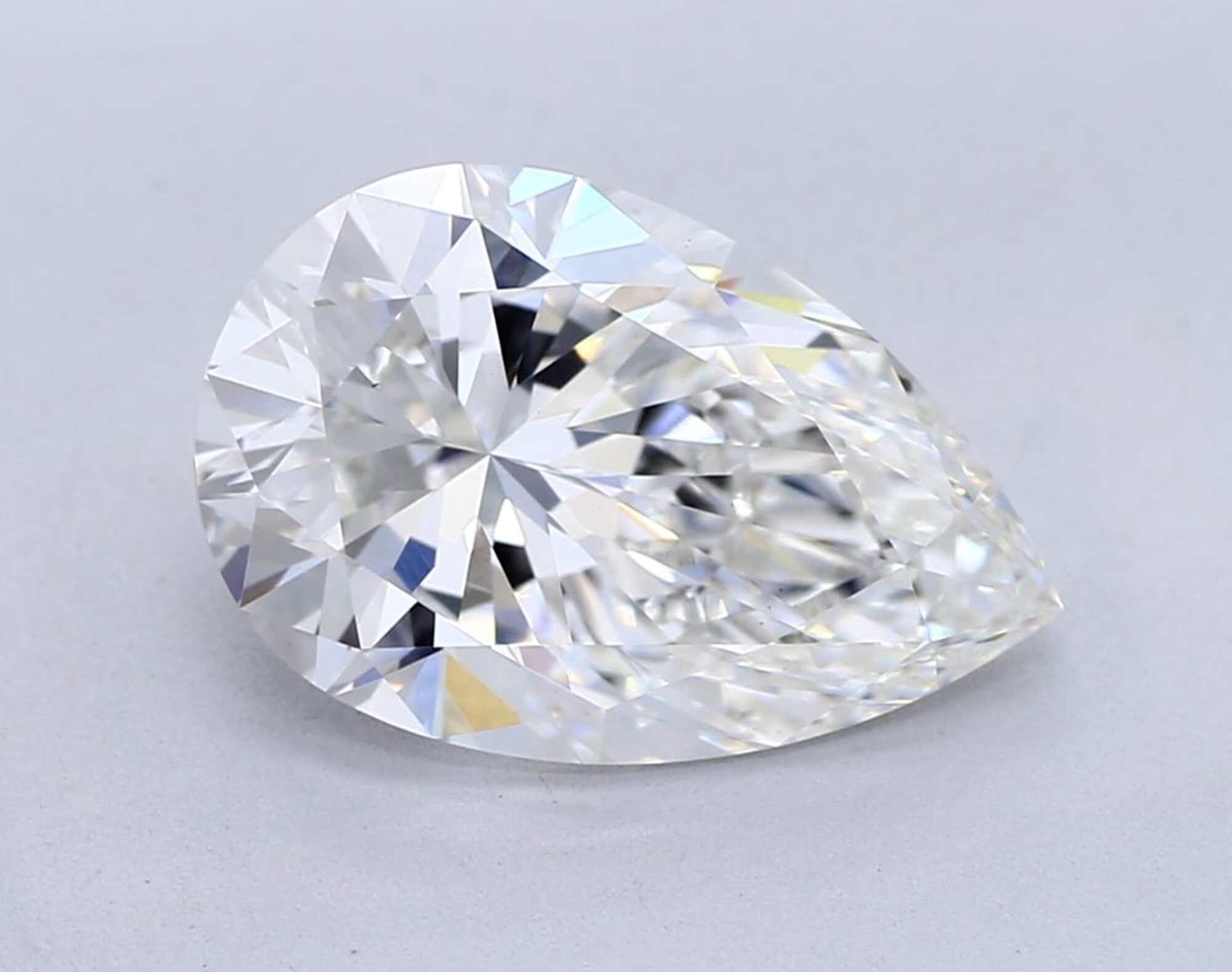 2.13 ct F VS1 Pear cut Diamond