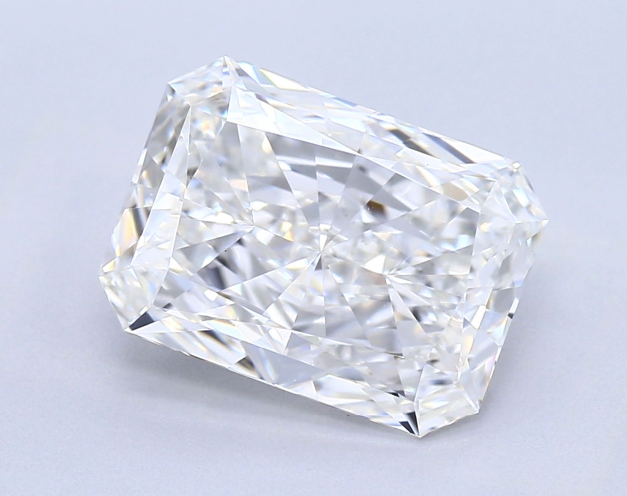 2,05 ct F VVS2 Diamante talla radiante 