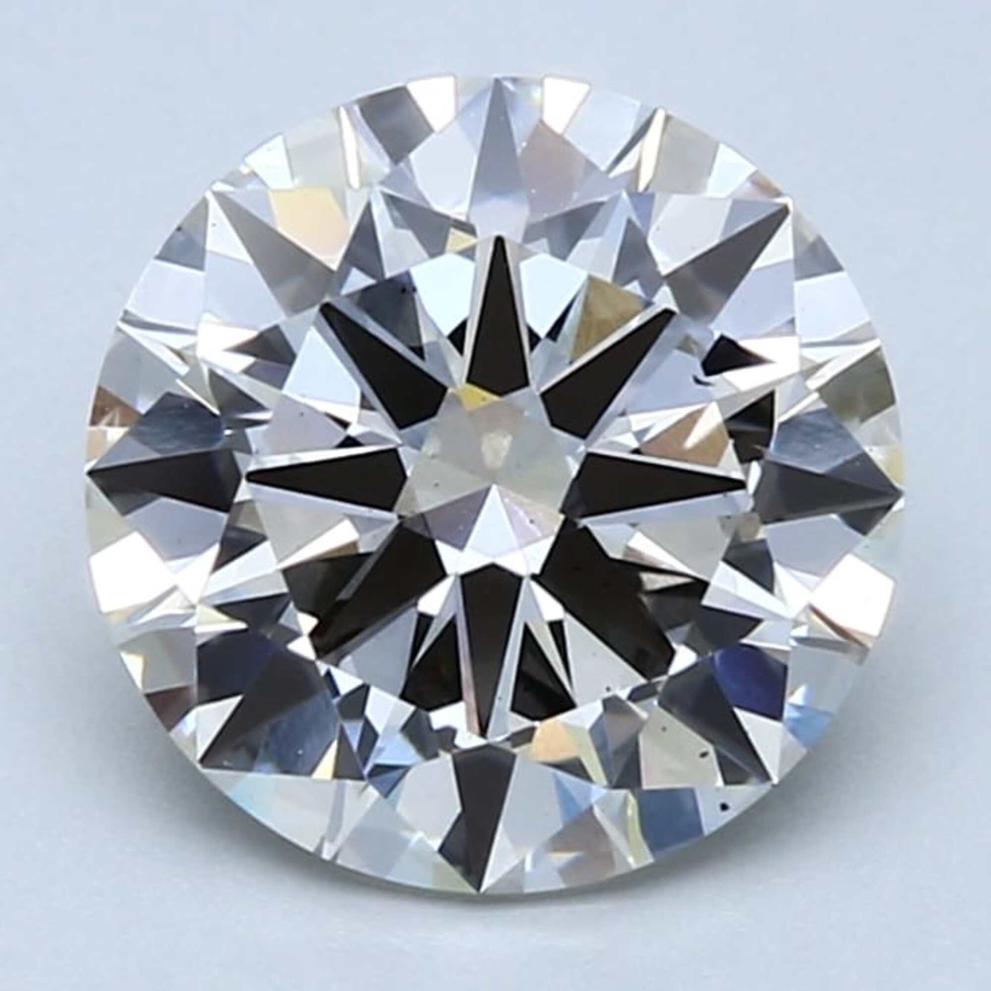 Diamante talla redonda H VS2 de 3,12 ct 