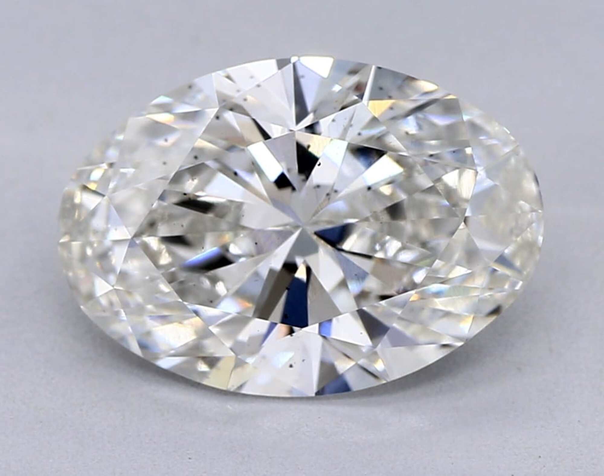 2.17 ct H SI1 Oval cut Diamond