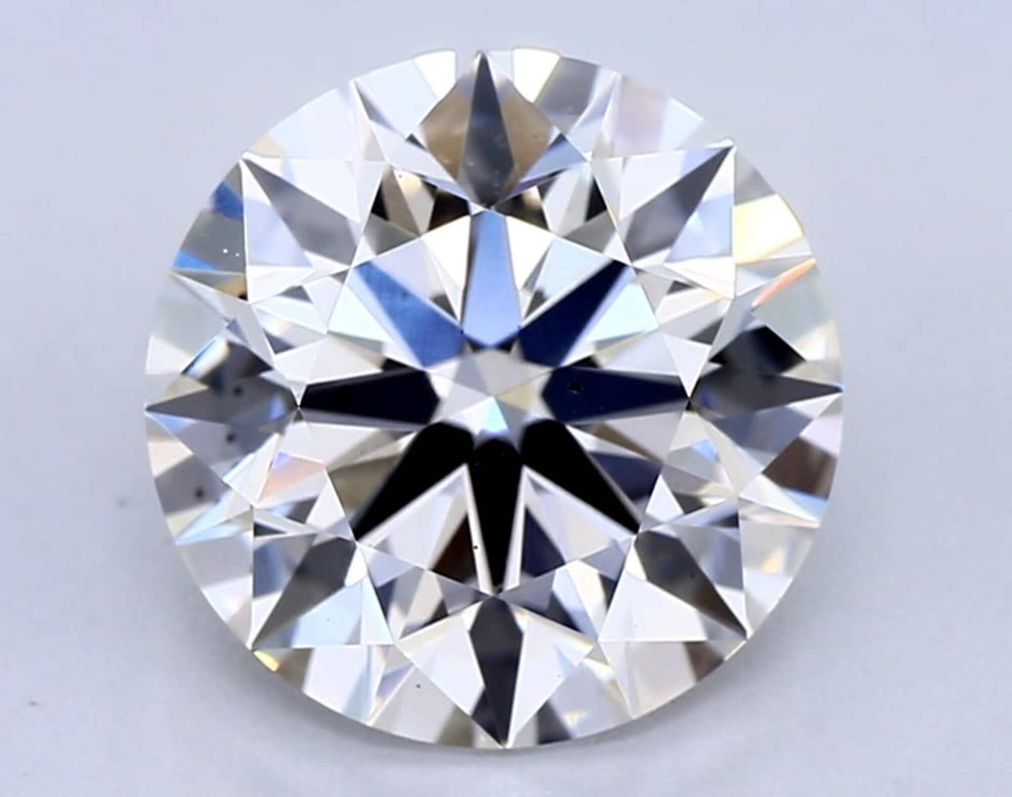 2.18 ct F VS2 Round cut Diamond