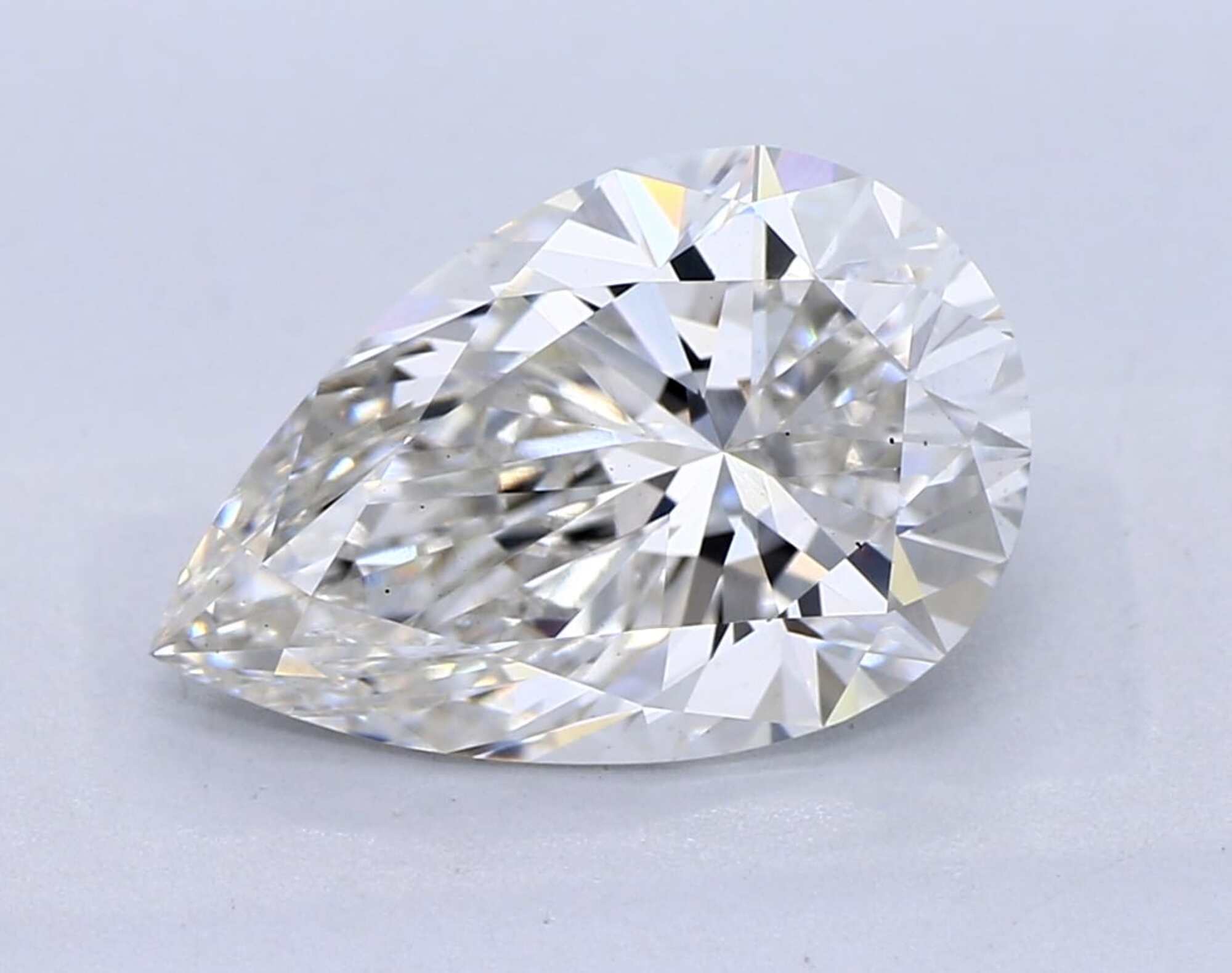 2.14 ct F VS1 Pear cut Diamond