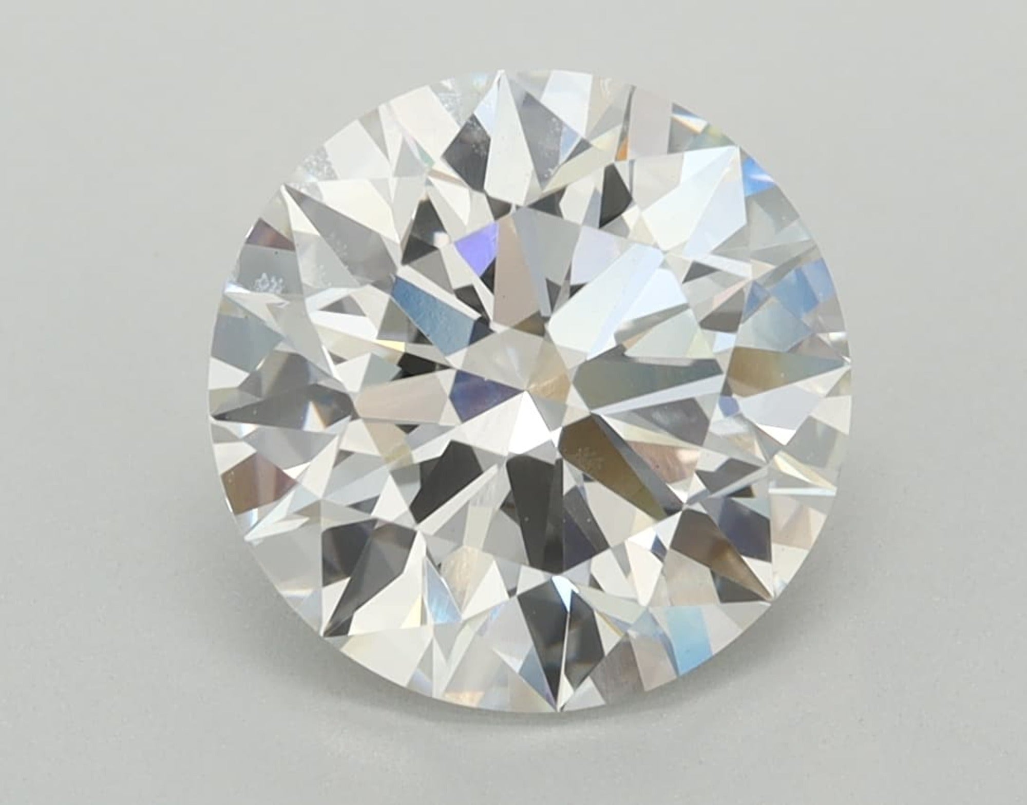 2.53 ct G VVS2 Round cut Diamond