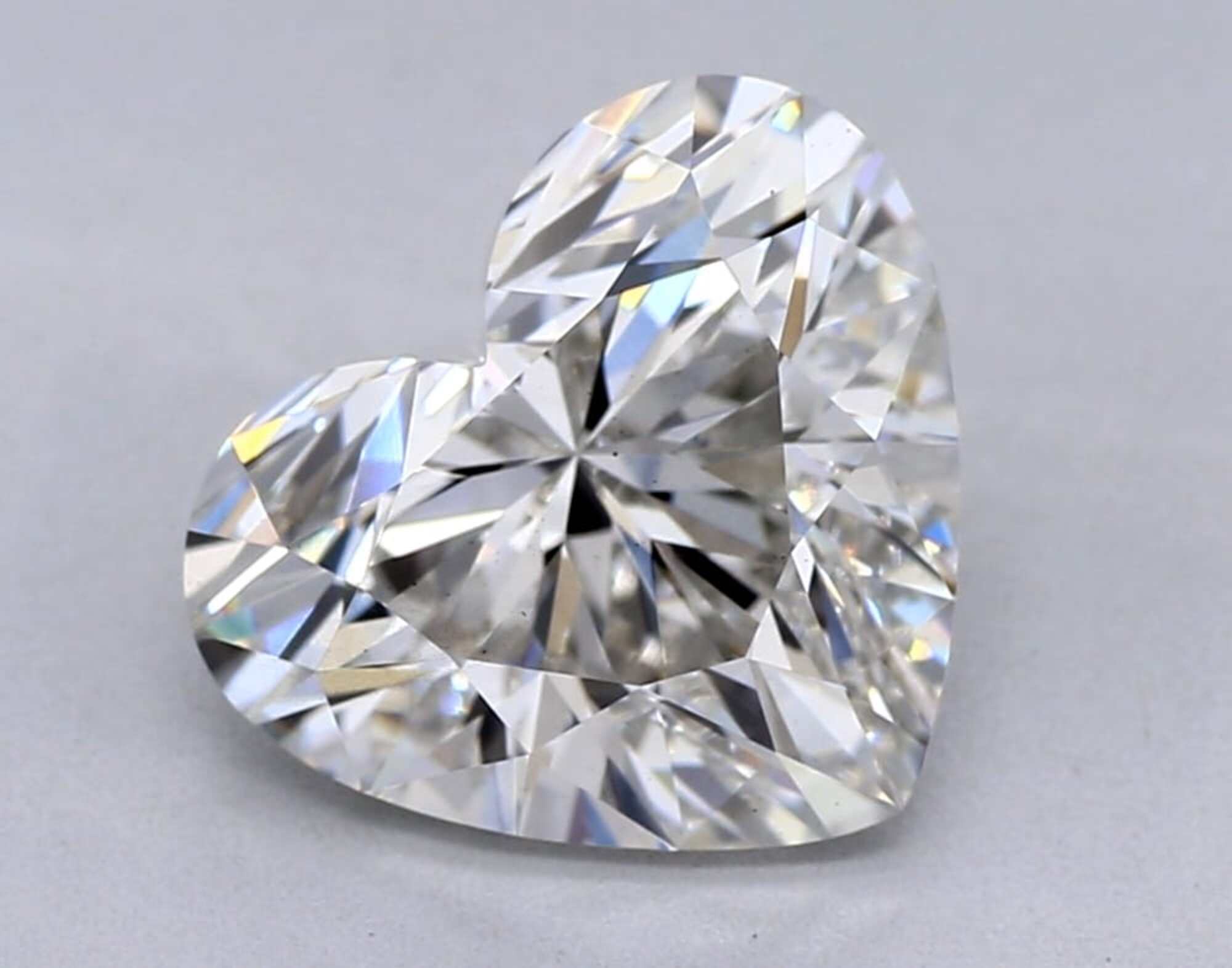 2,01 ct H VS1 Diamante talla corazón 