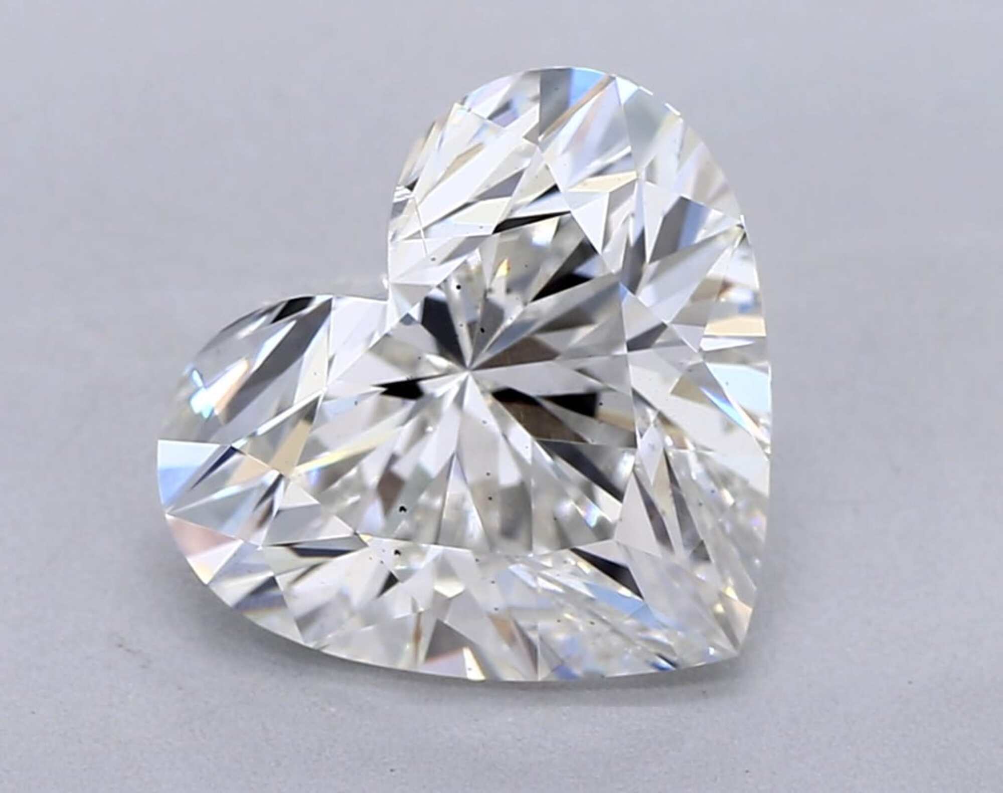 2.11 ct G SI1 Heart cut Diamond