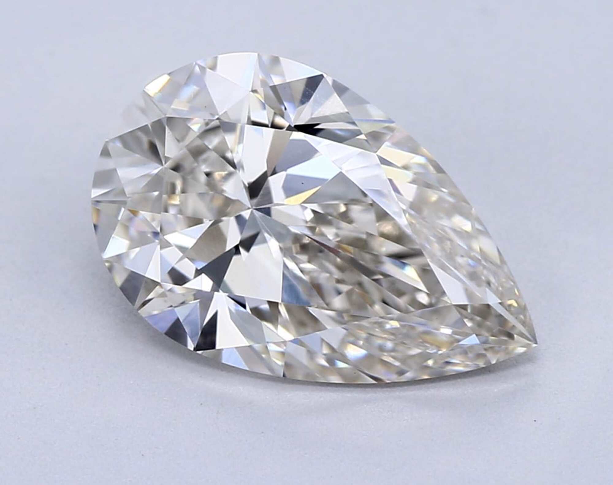 2.13 ct H VS1 Pear cut Diamond