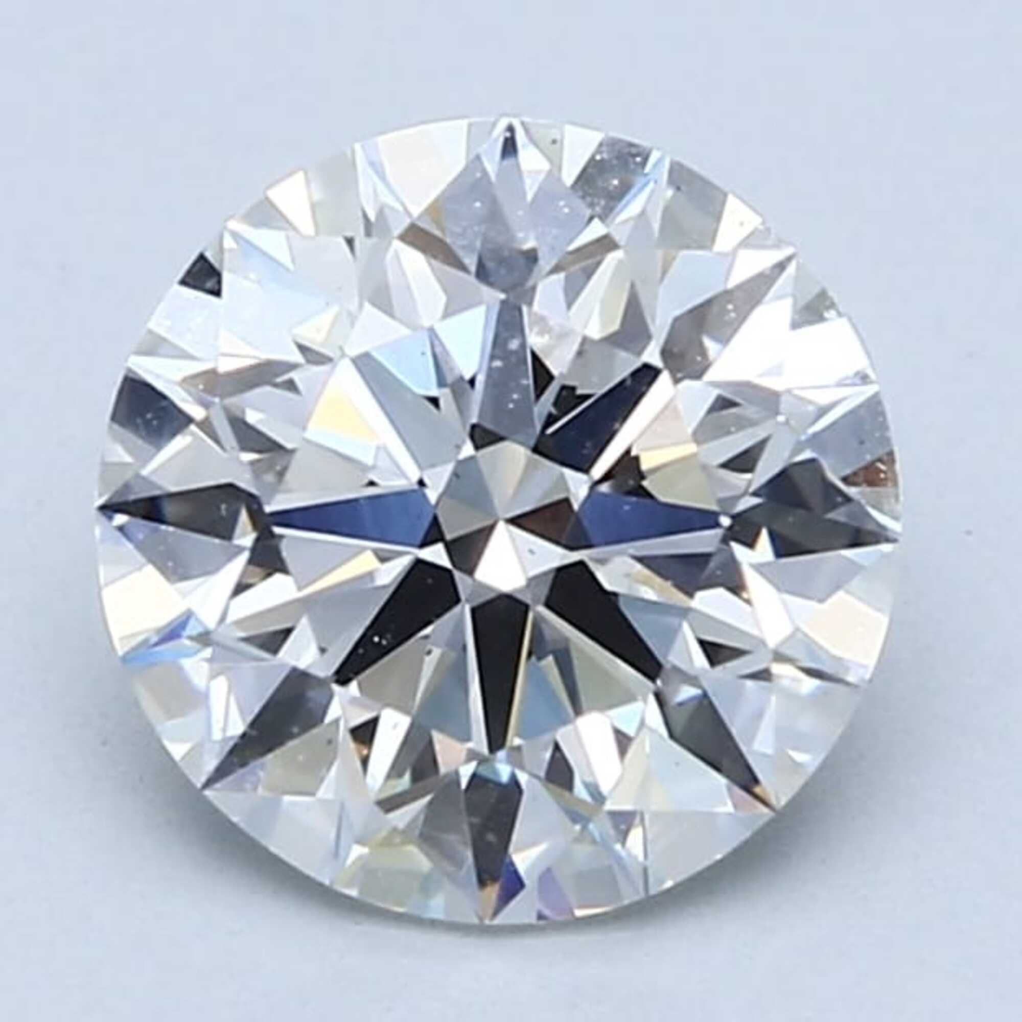 Diamante talla redonda F VS1 de 2,17 ct 