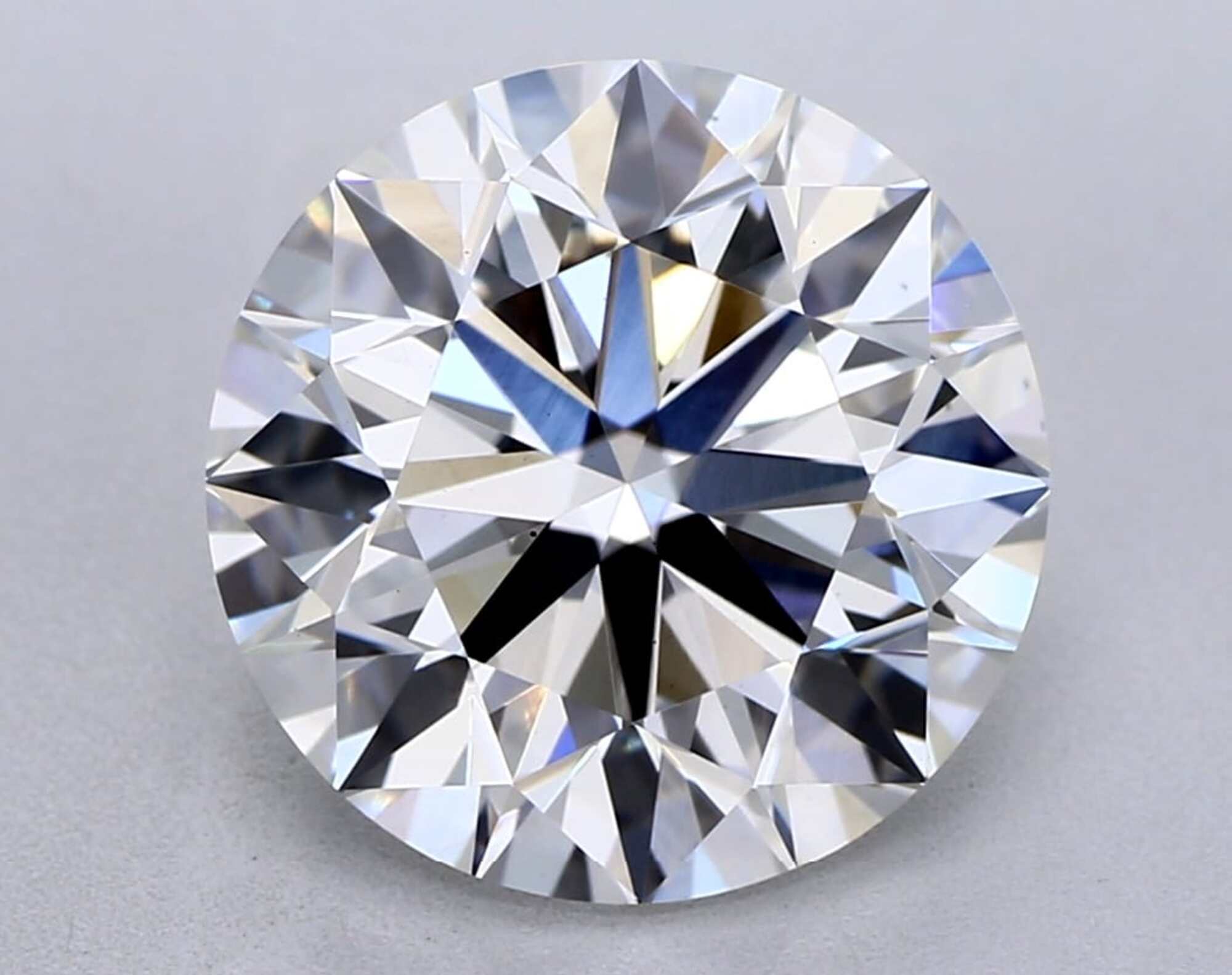 Diamante talla redonda G VS1 de 3,02 ct 