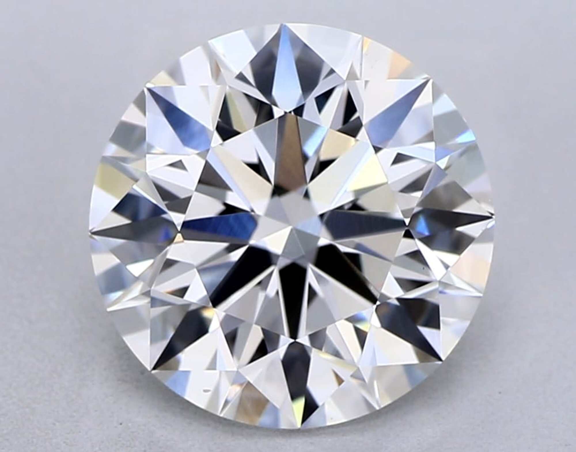Diamante talla redonda F VS1 de 2,19 ct 