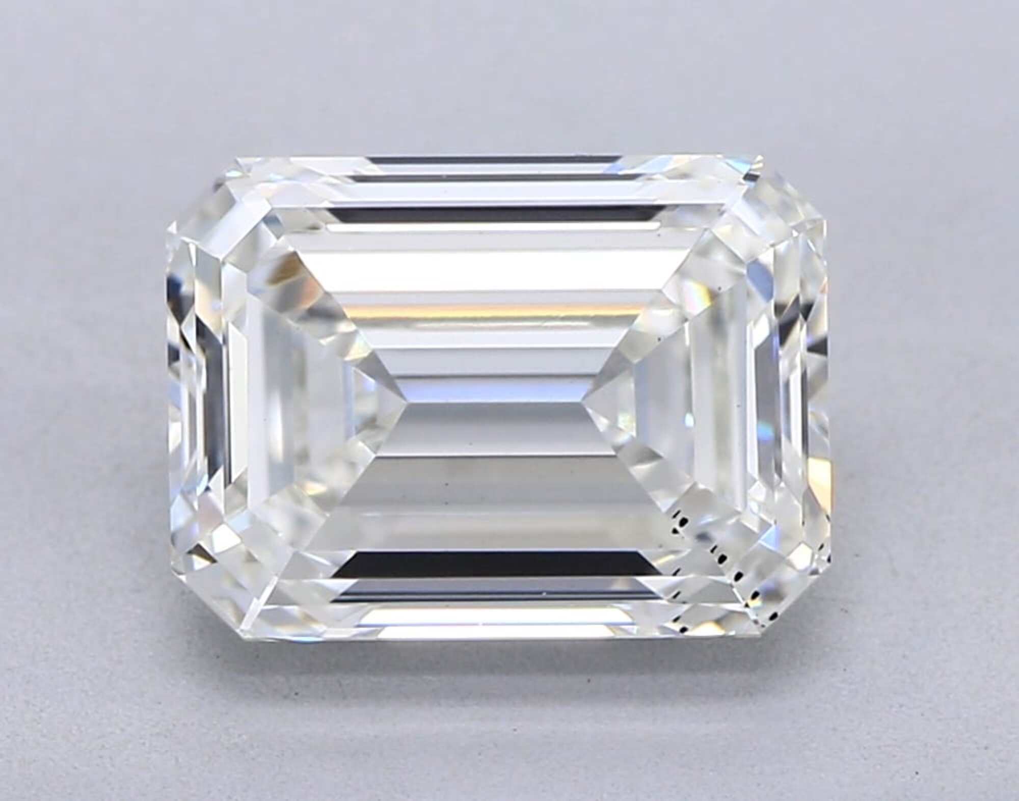 2,01 ct G SI1 Diamante talla esmeralda 