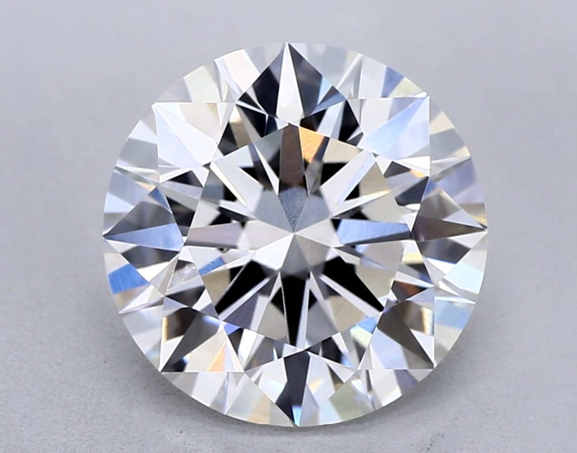 Diamante talla redonda F VS1 de 2,30 ct 