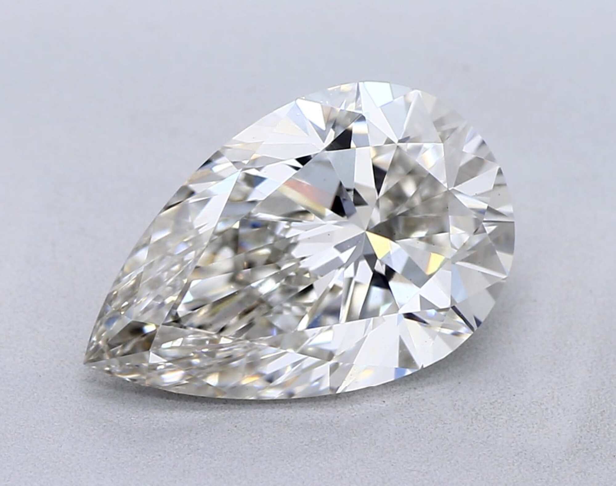 2.13 ct H VS1 Pear cut Diamond