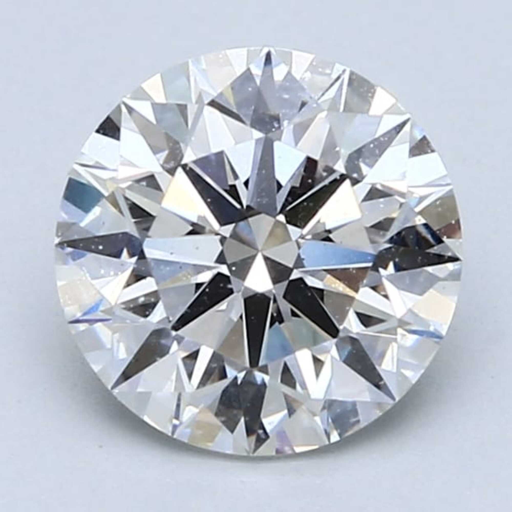 Diamante talla redonda F VS1 de 2,25 ct 