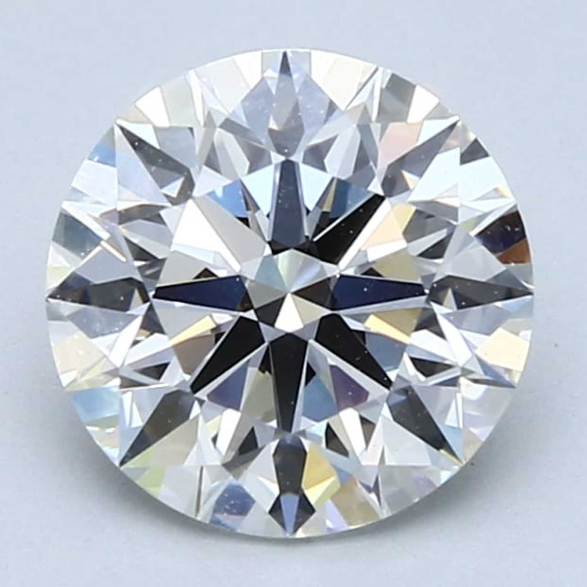 Diamante talla redonda G VVS2 de 2,55 ct 