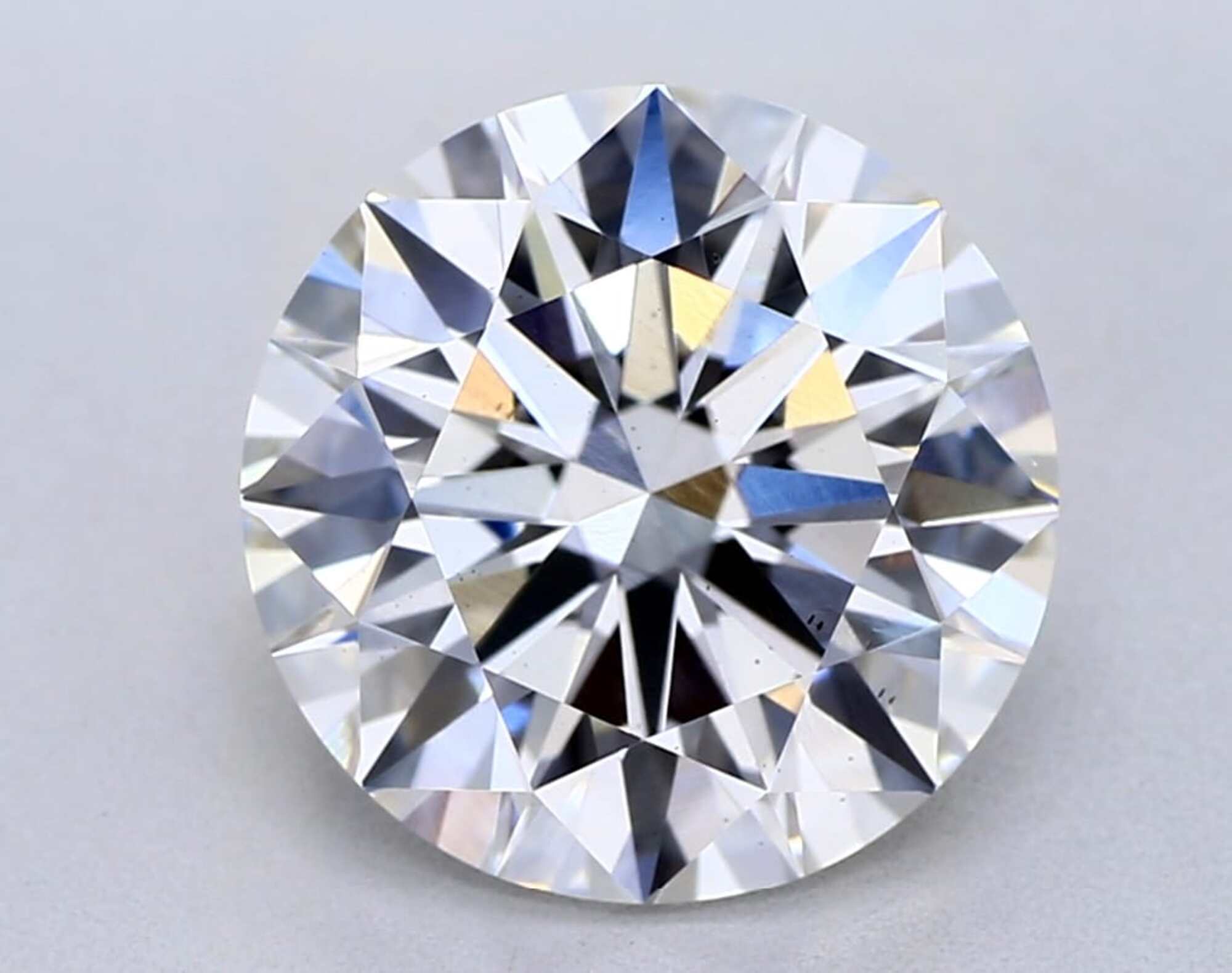 Diamante talla redonda H VS2 de 2,42 ct 