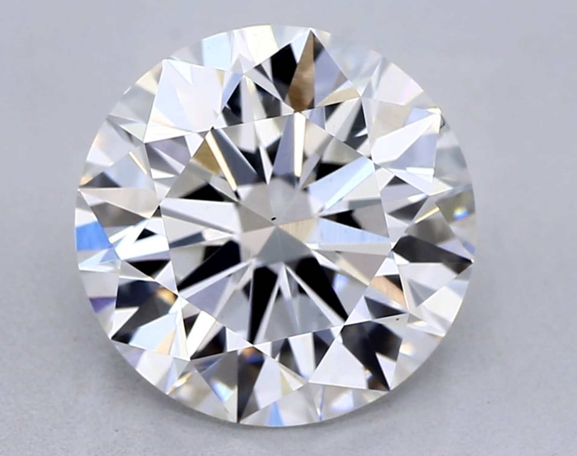 Diamante talla redonda F VS1 de 2,33 ct 