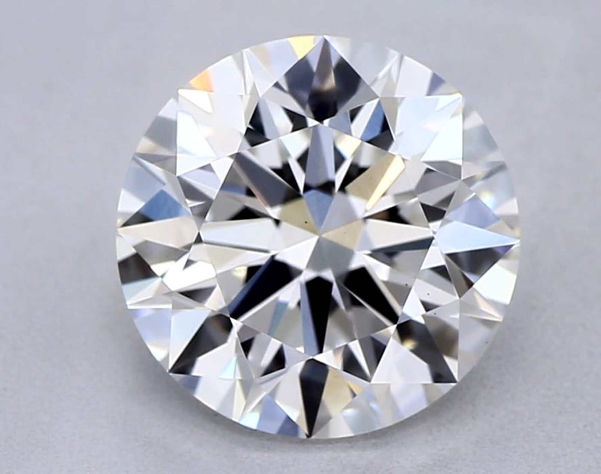 Diamante talla redonda F VS1 de 1,68 ct 