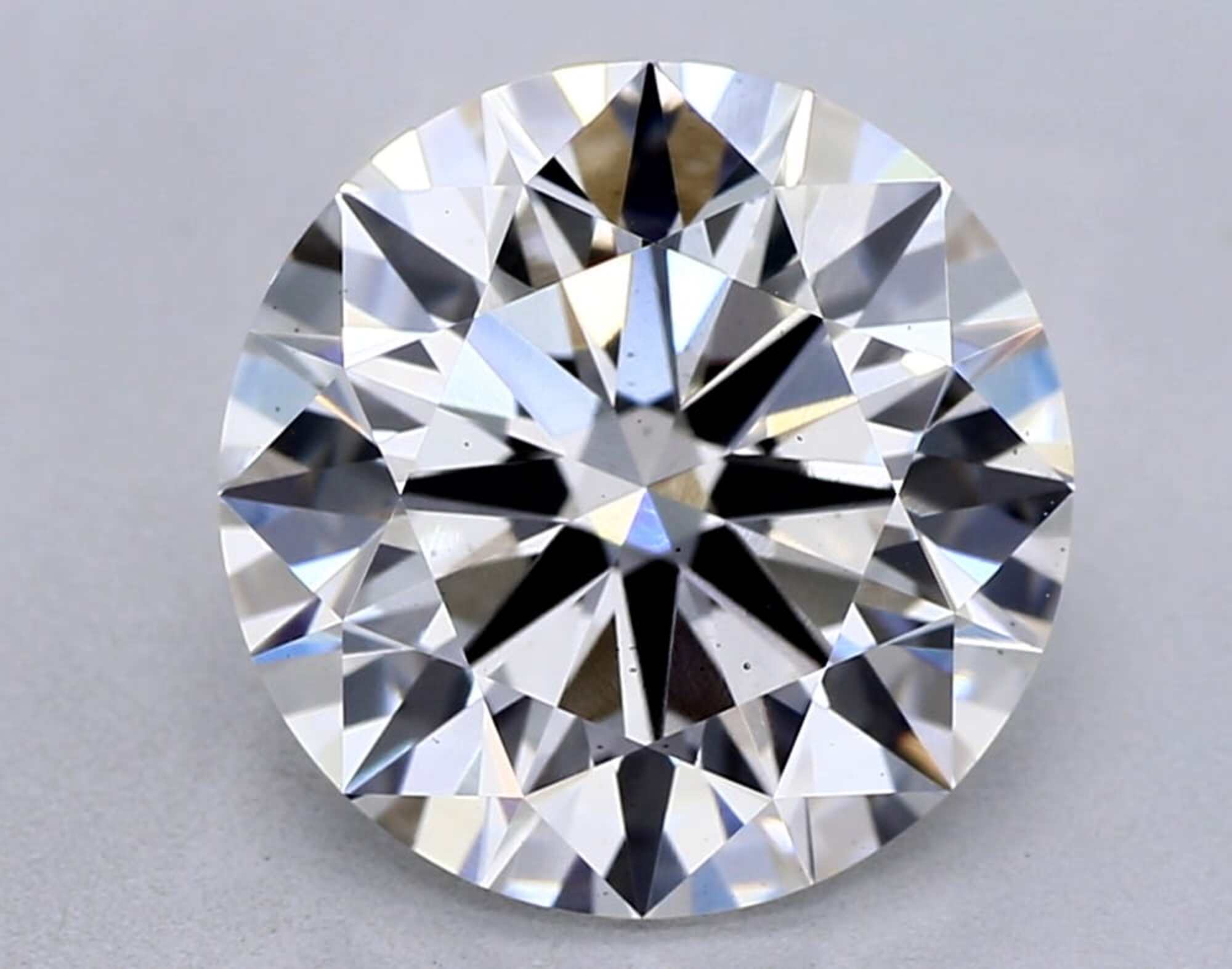 2.62 ct G VS1 Round cut Diamond