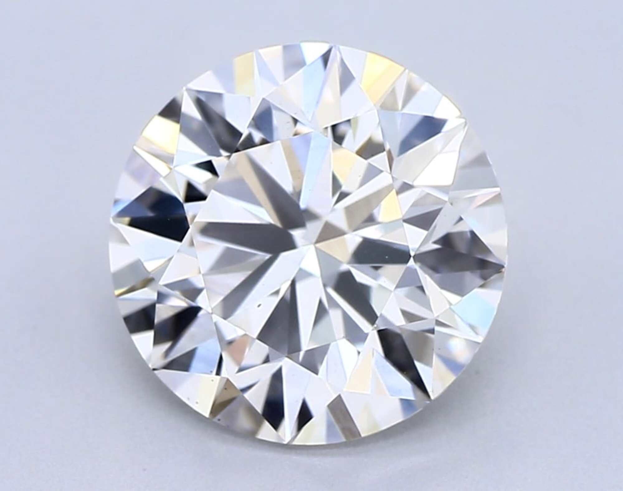 2.07 ct G VS2 Round cut Diamond