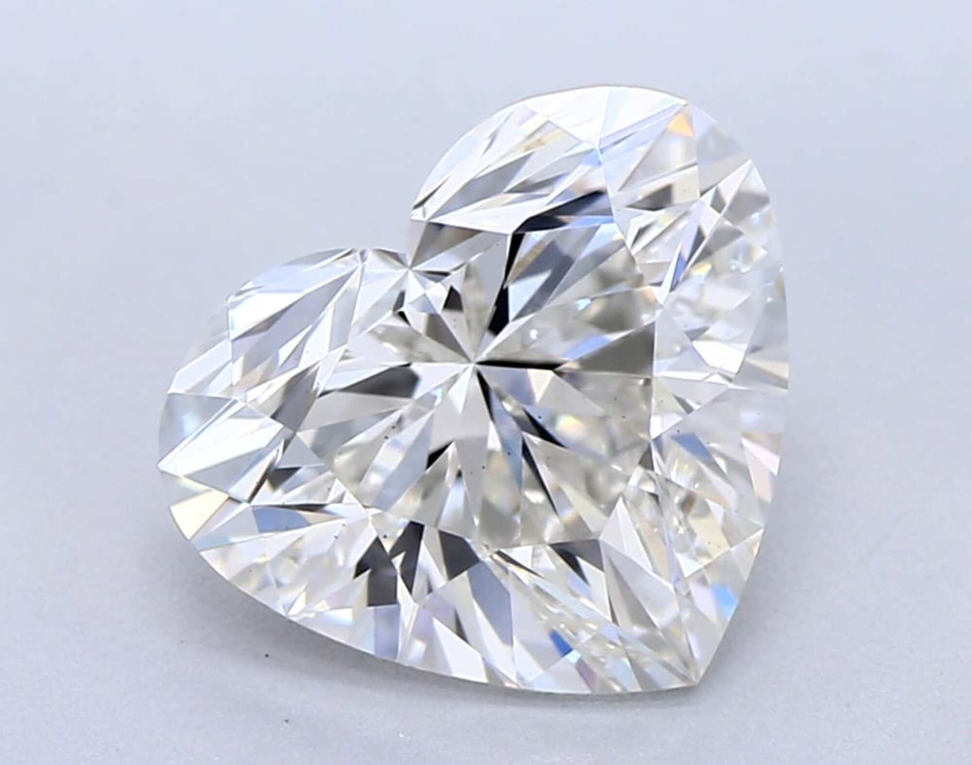 2.03 ct H VS1 Heart cut Diamond