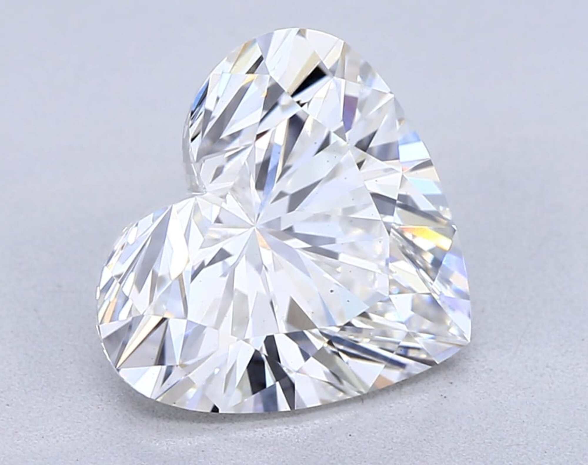 2.10 ct F VS1 Heart cut Diamond