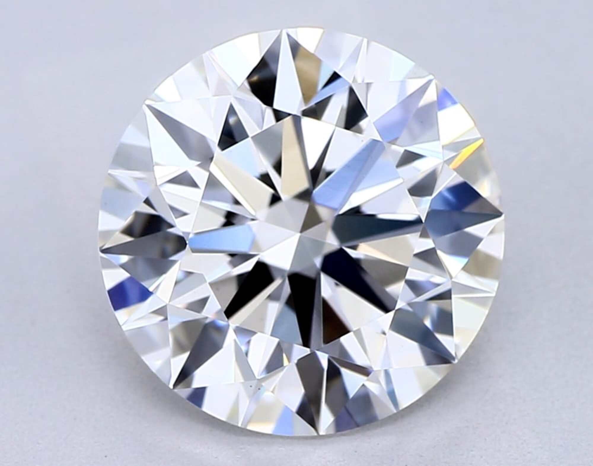 2.52 ct F VS1 Round cut Diamond