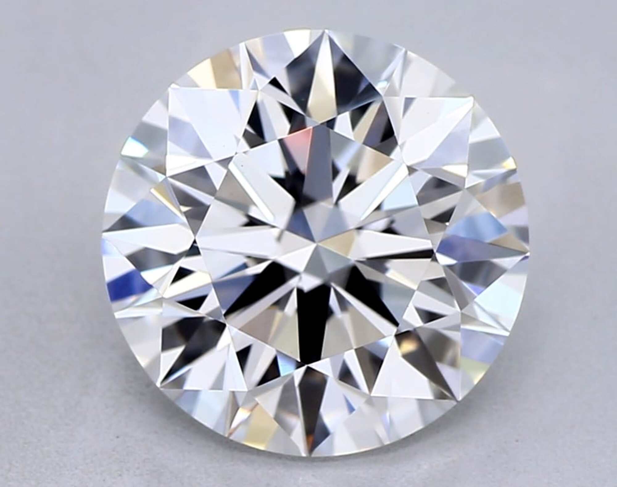 2.27 ct F VVS2 Round cut Diamond