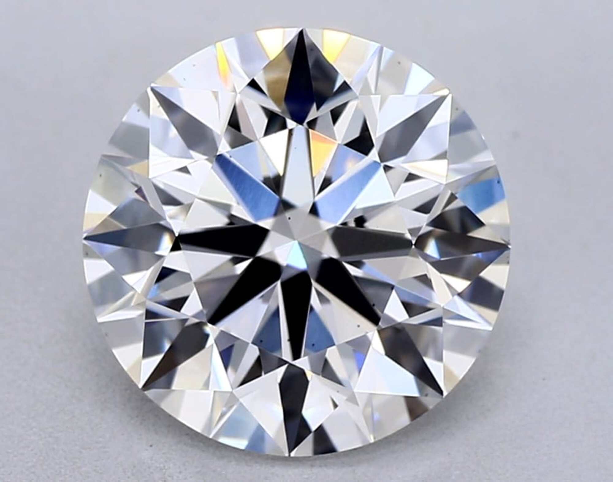 Diamante talla redonda G VS1 de 2,22 ct 