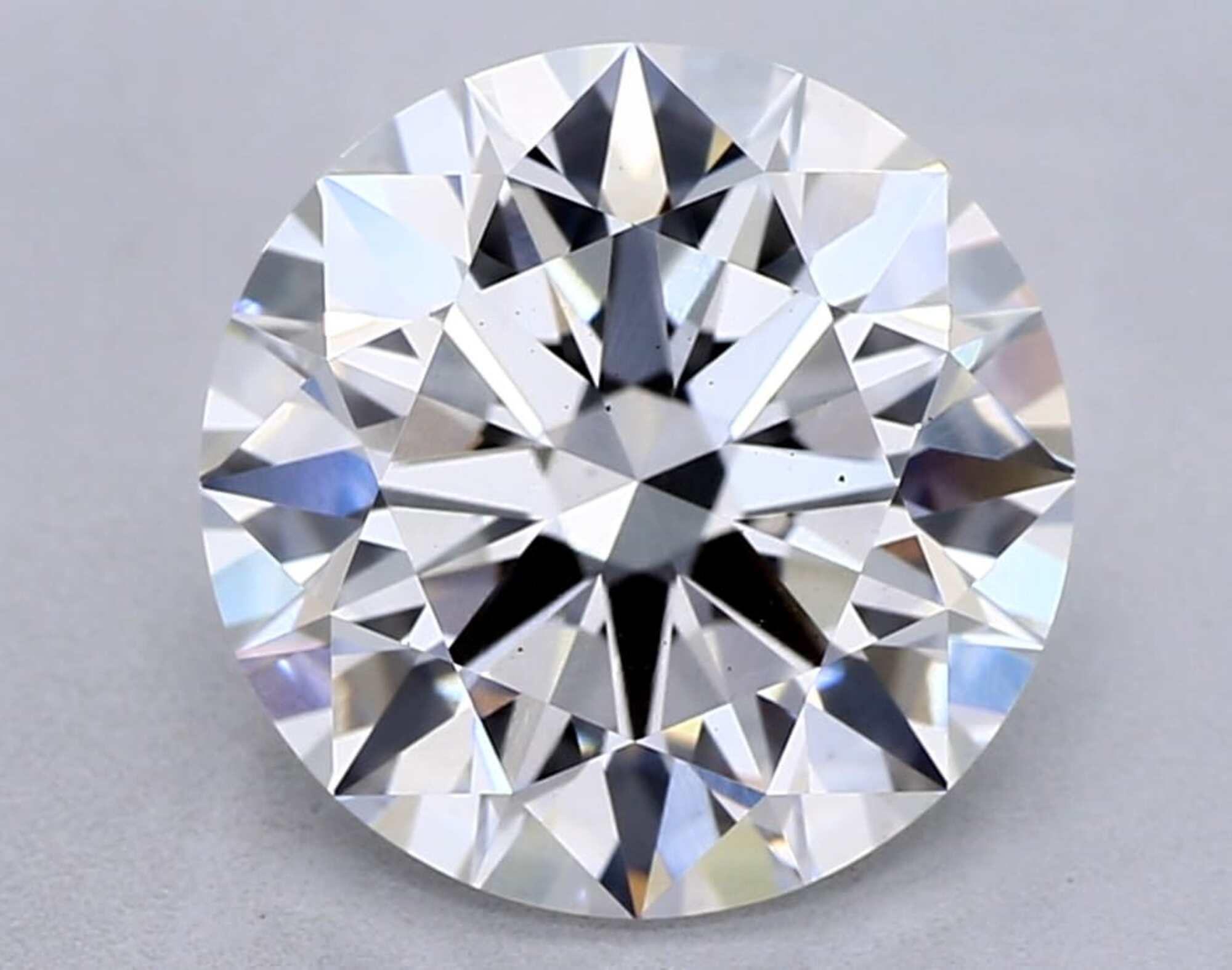 Diamante talla redonda F VS1 de 2,34 ct 