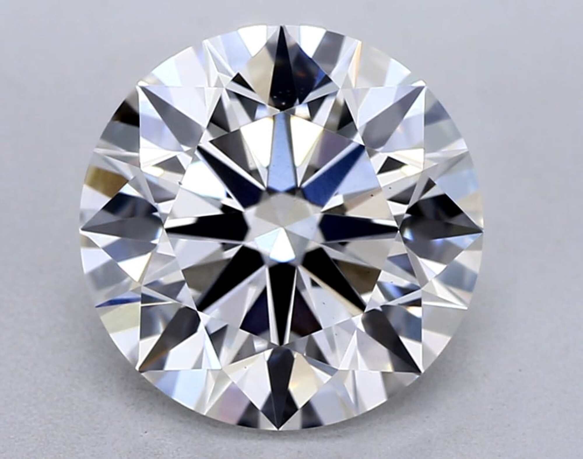 Diamante talla redonda F VS1 de 2,16 ct 
